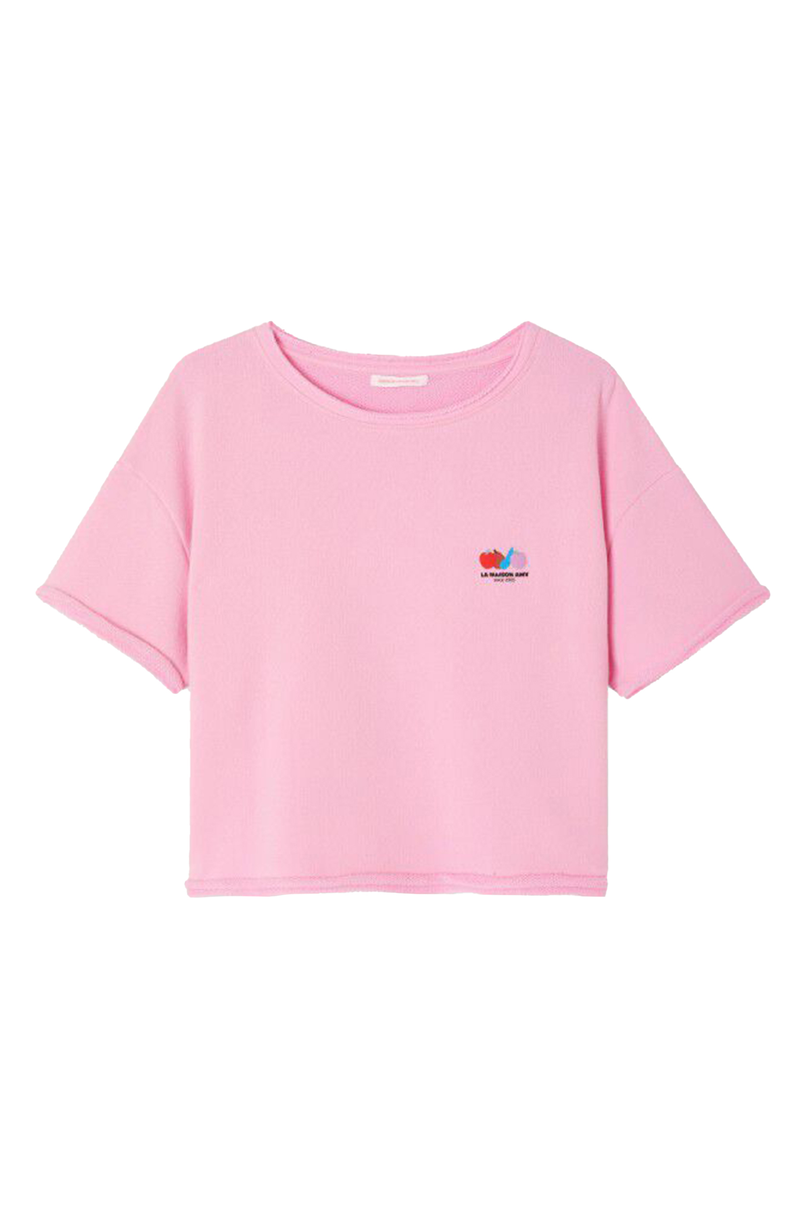 Dames t-shirt korte mouw rose
