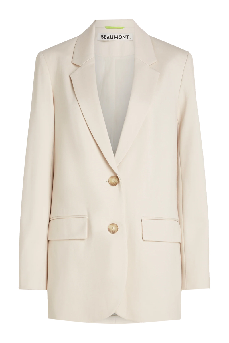 Dames blazer ecru