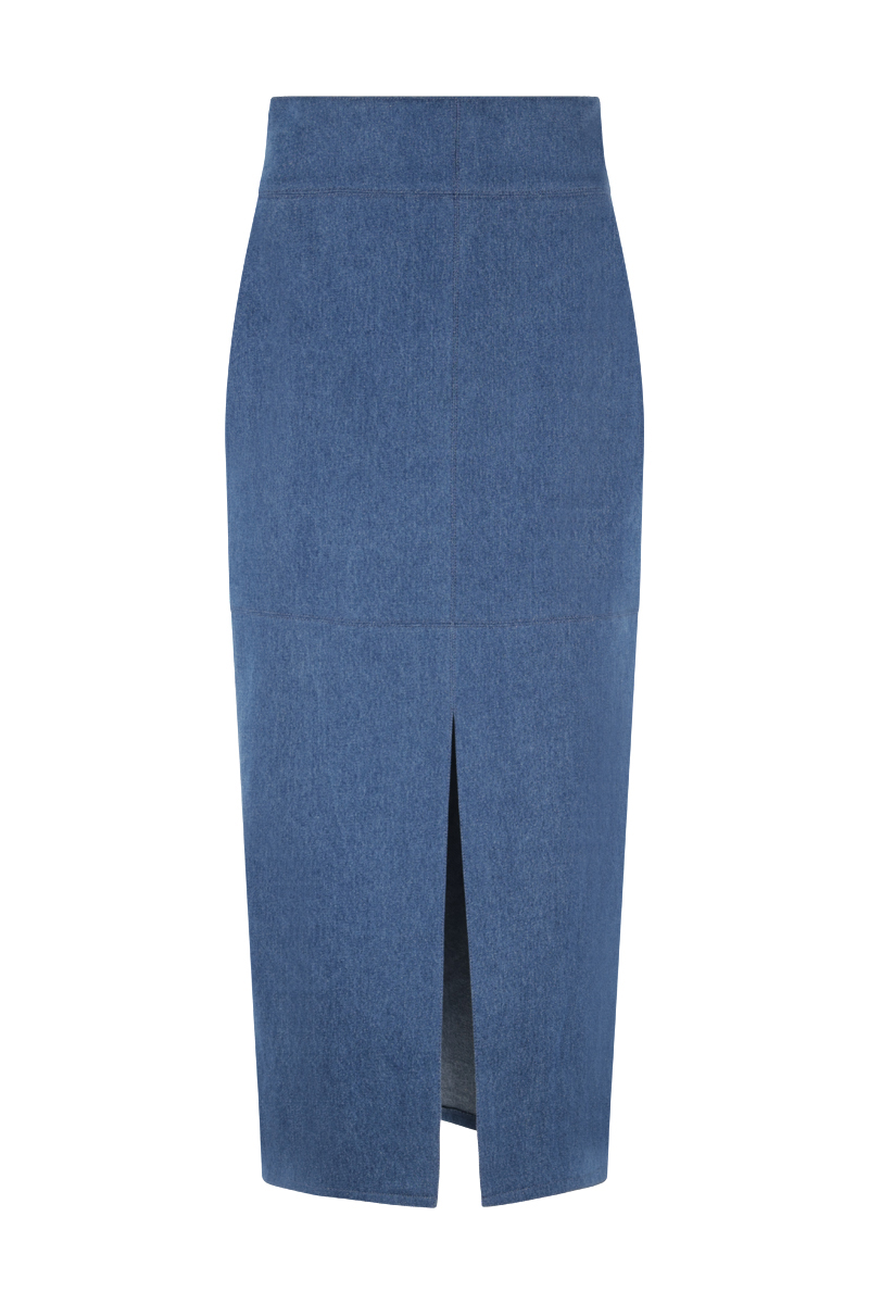 Dames rok blauw