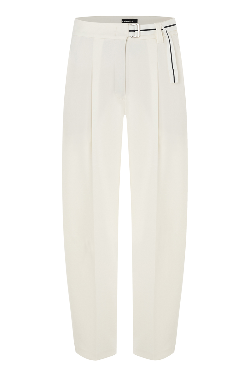 Dames broek ecru
