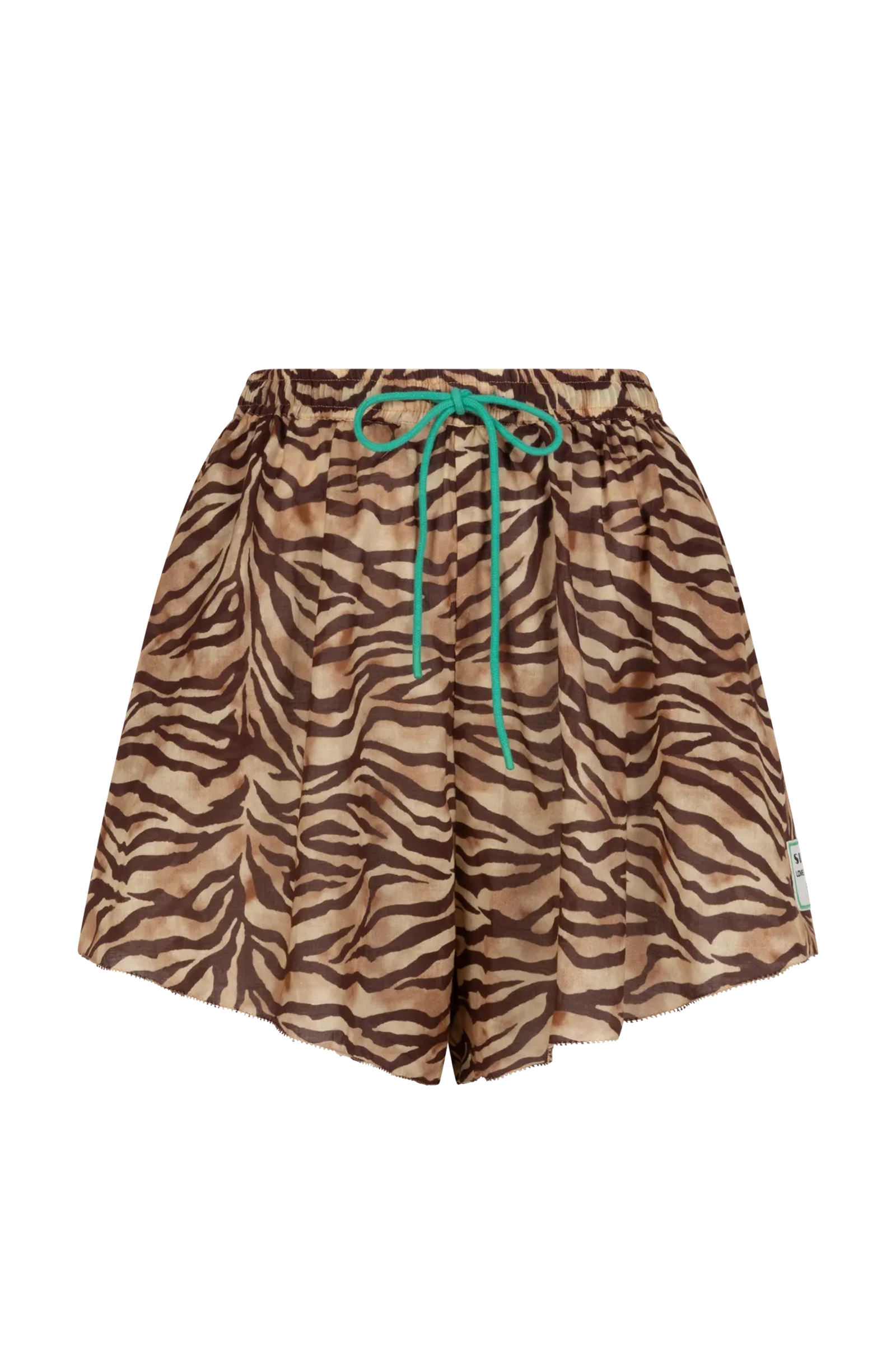 Dames short bruin
