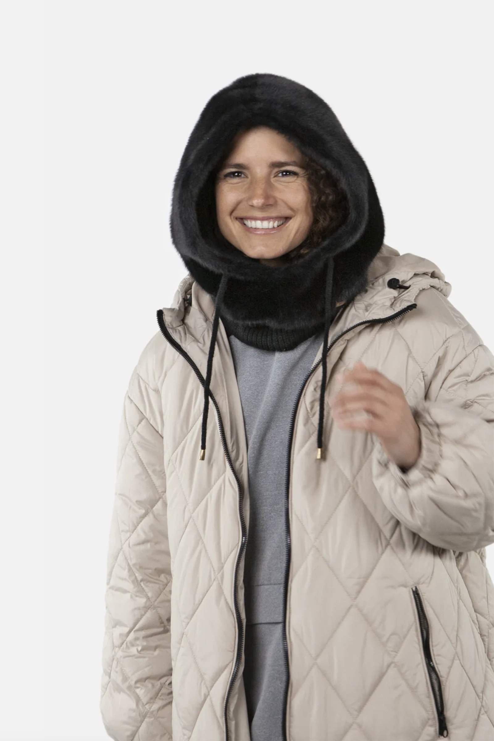 Dames muts zwart