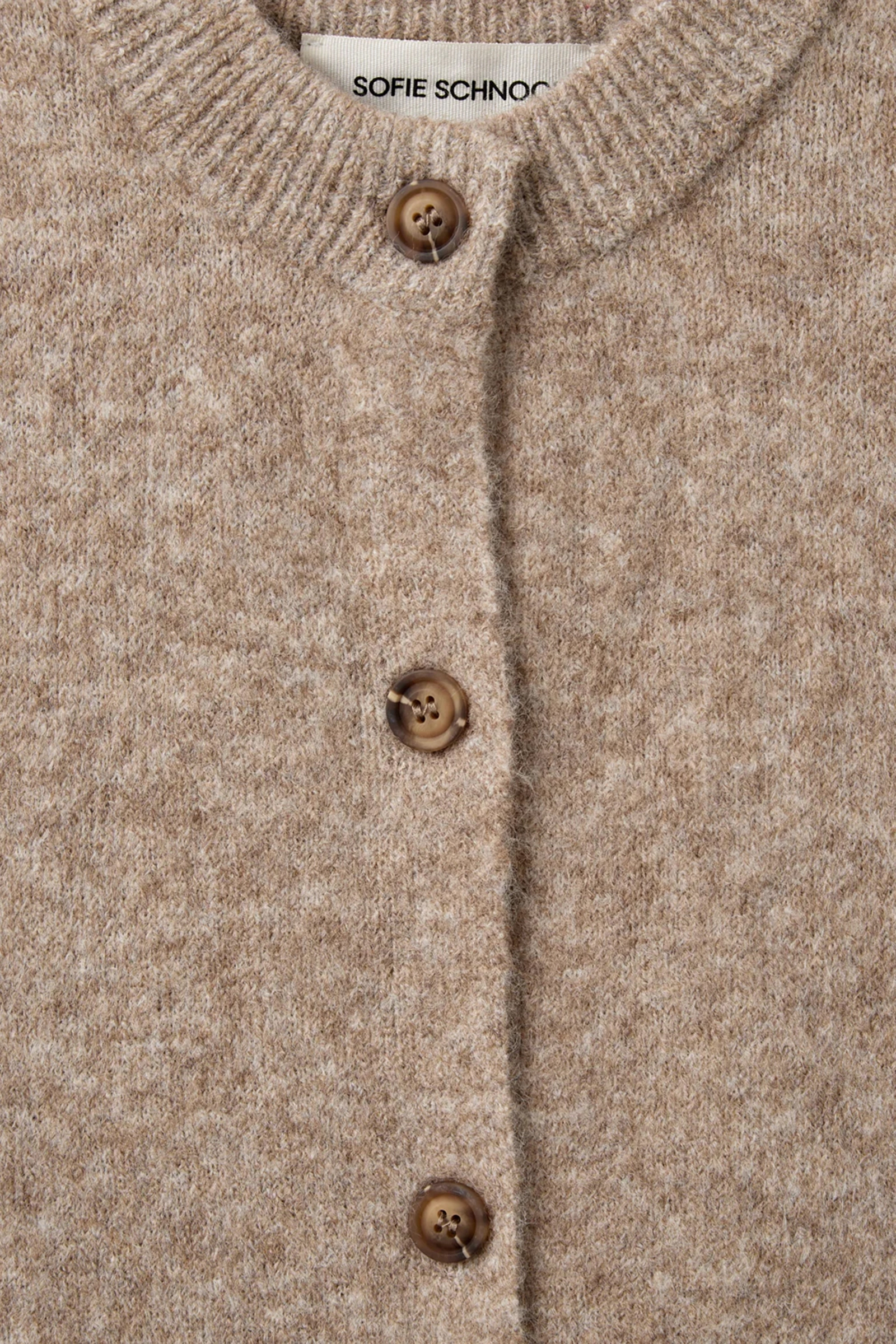 Meisjes gilet bruin
