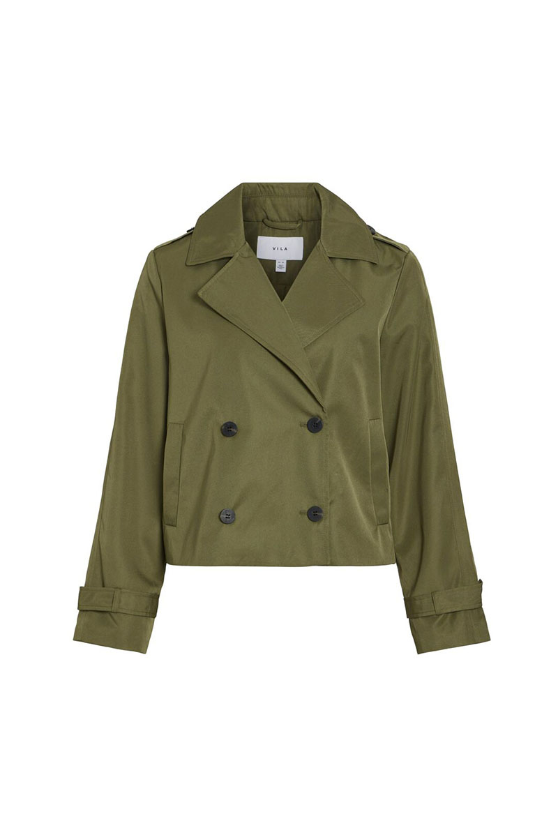 Dames jas groen
