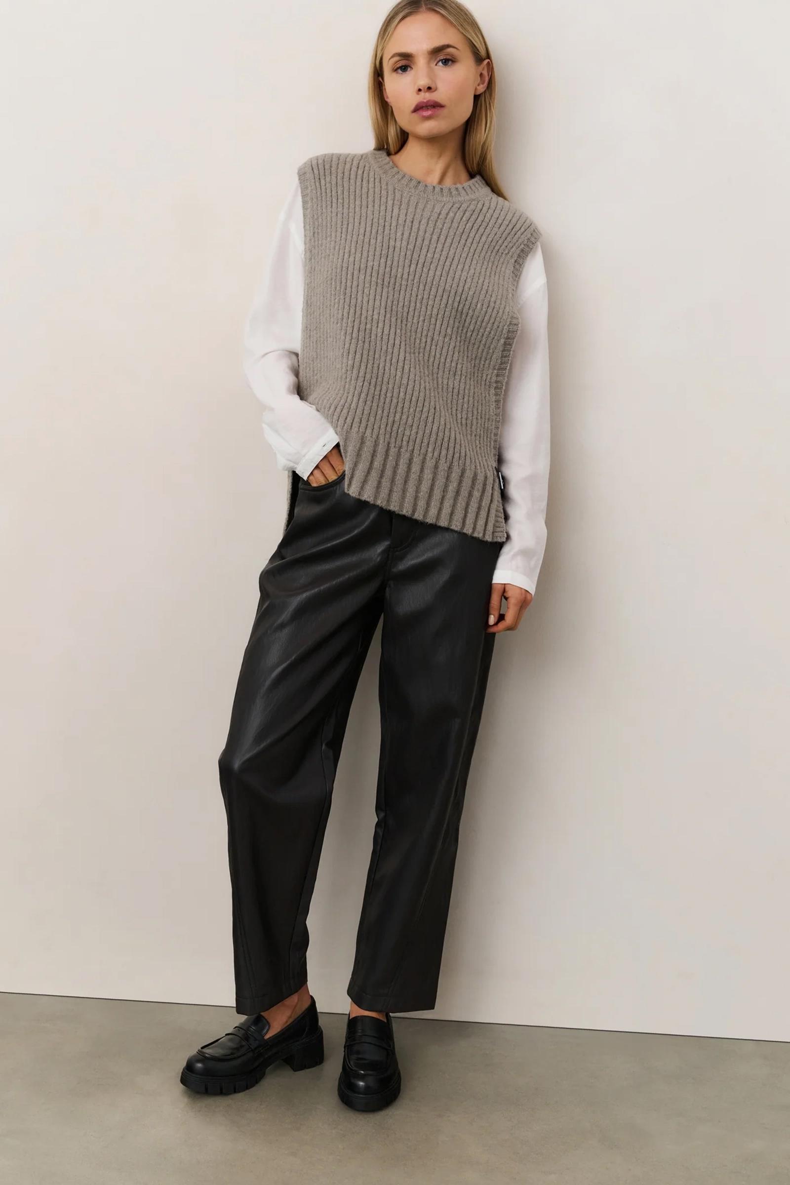 Dames broek bruin