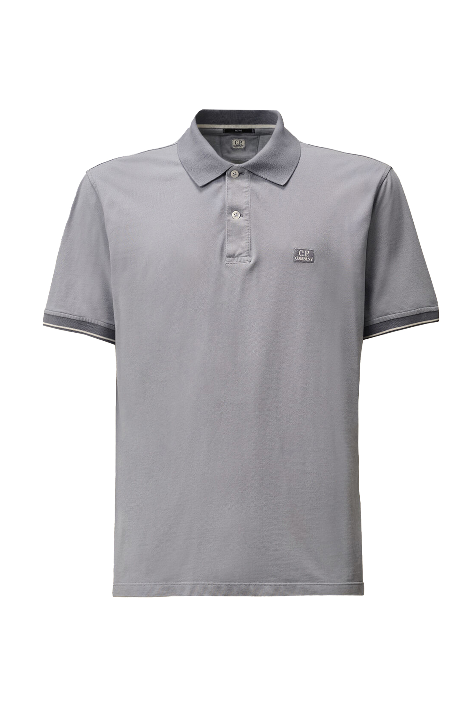 Heren polo korte mouw blauw
