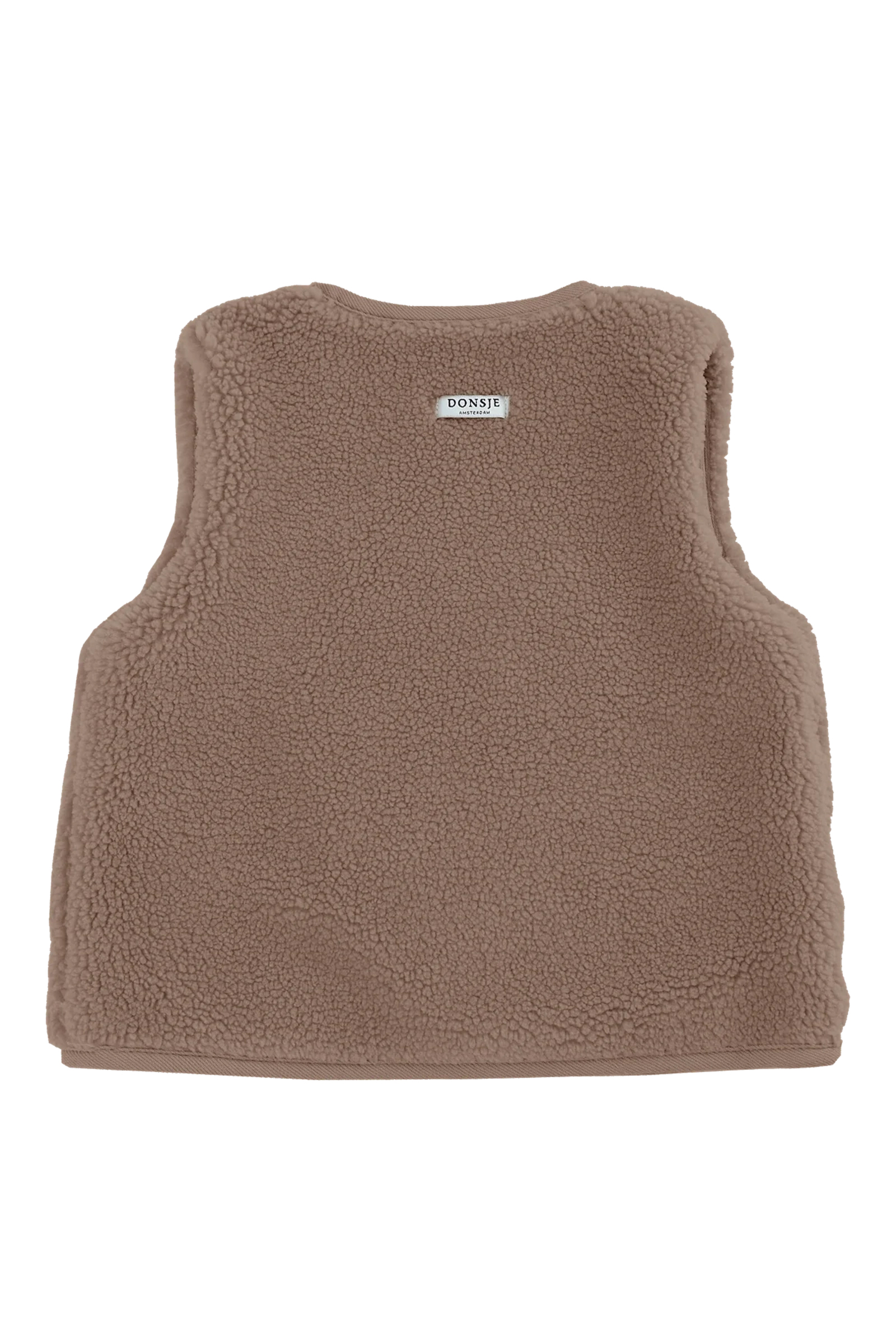 Baby vest bruin