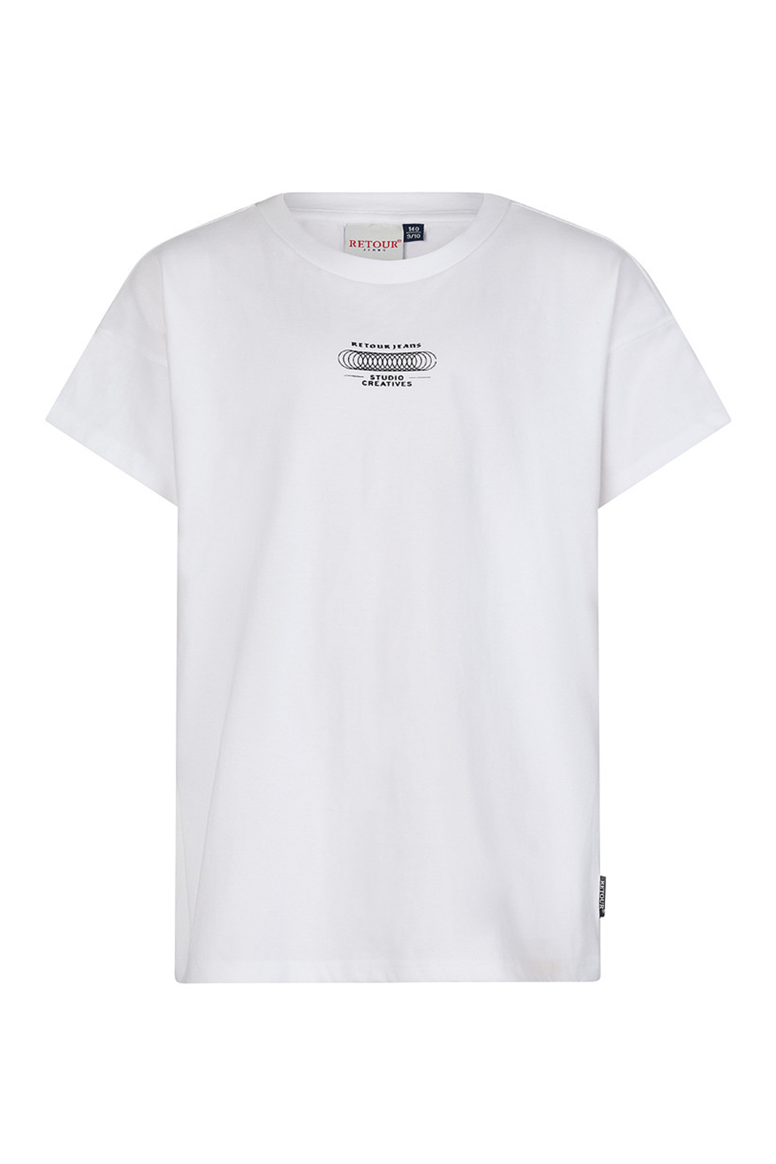 Jongens t-shirt korte mouw wit