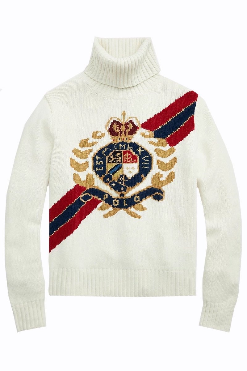 Polo Ralph Lauren CRST TN PO-LONG Ecru-1 1