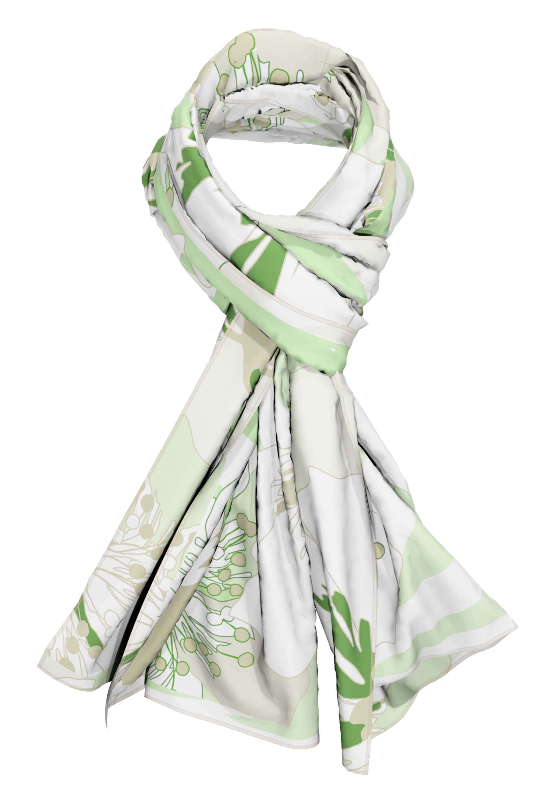 Dames sjaal groen