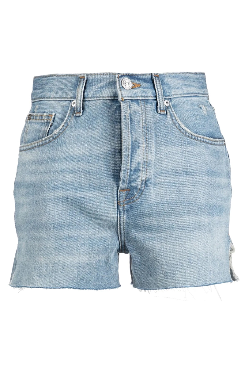 7 For All Mankind Dames short Blauw-1 1