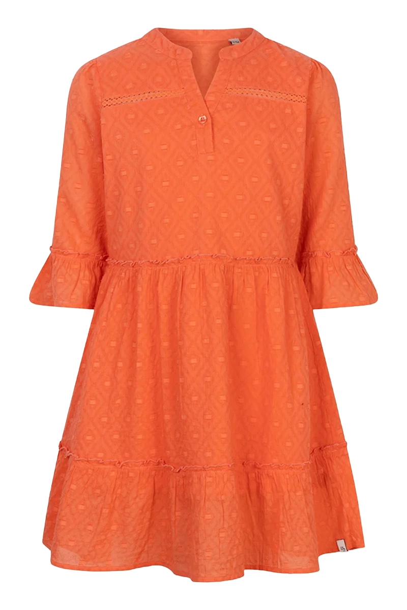 Meisjes jurk oranje