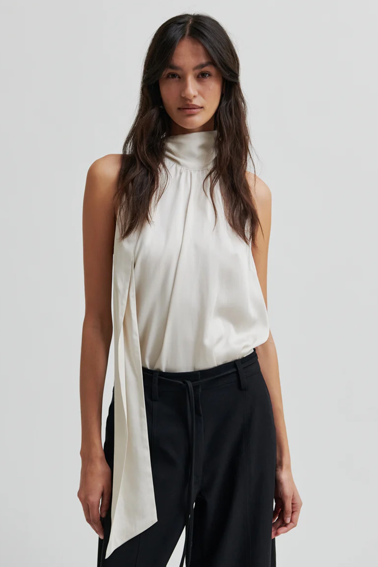 Dames top ecru