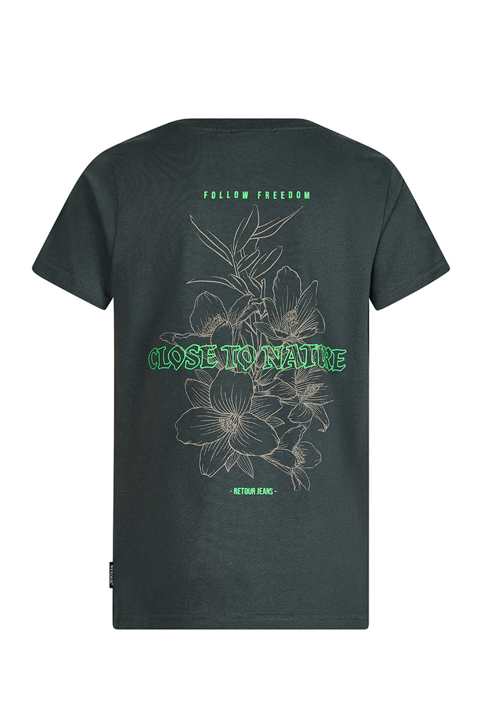 Jongens t-shirt korte mouw groen