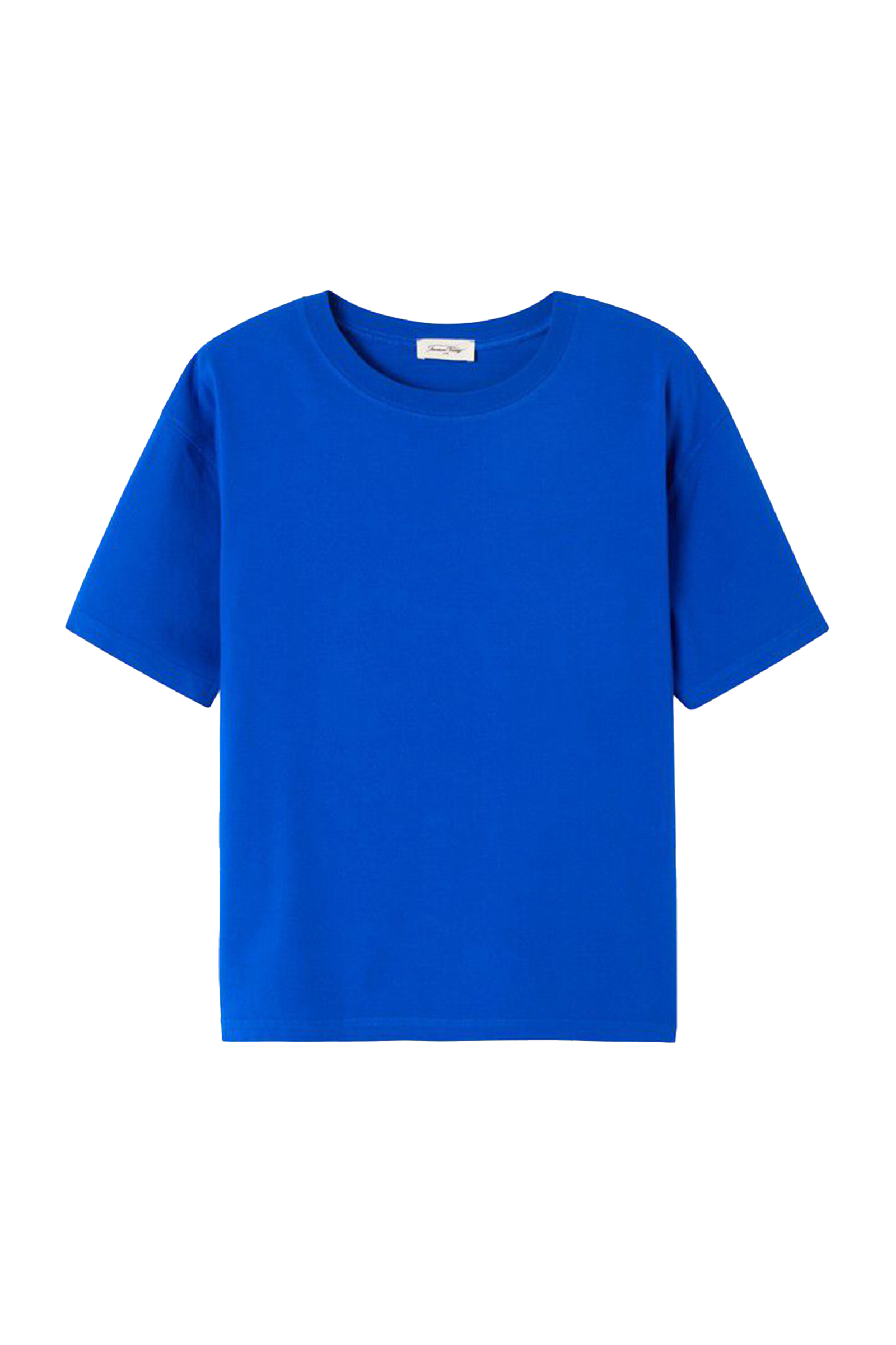 Dames t-shirt korte mouw blauw
