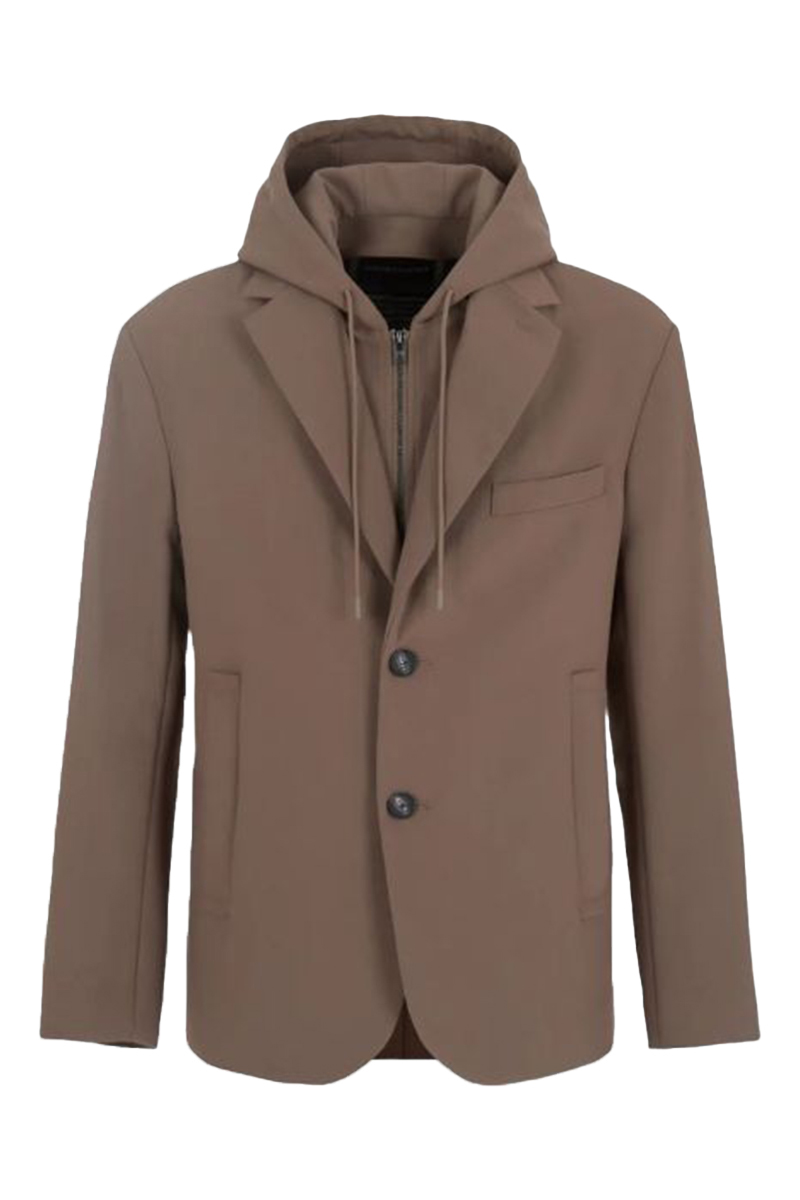 Emporio Armani Blazer bruin/beige-1 1