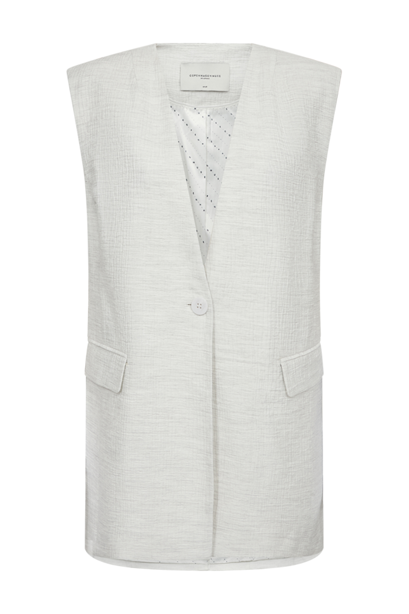 Dames gilet ecru