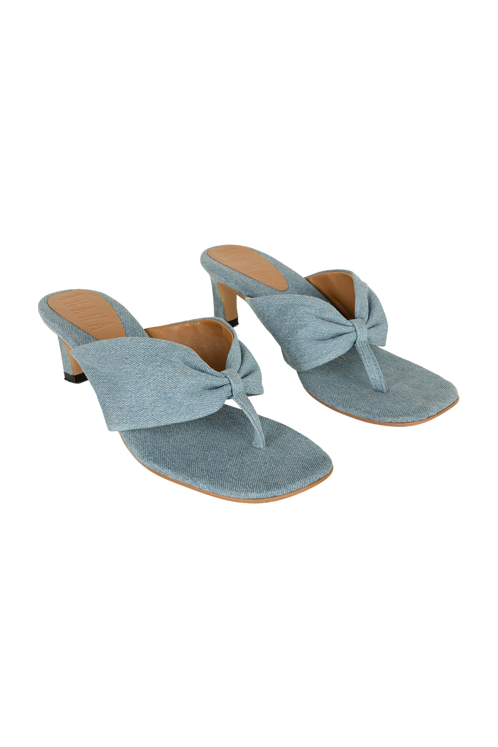Dames slippers blauw