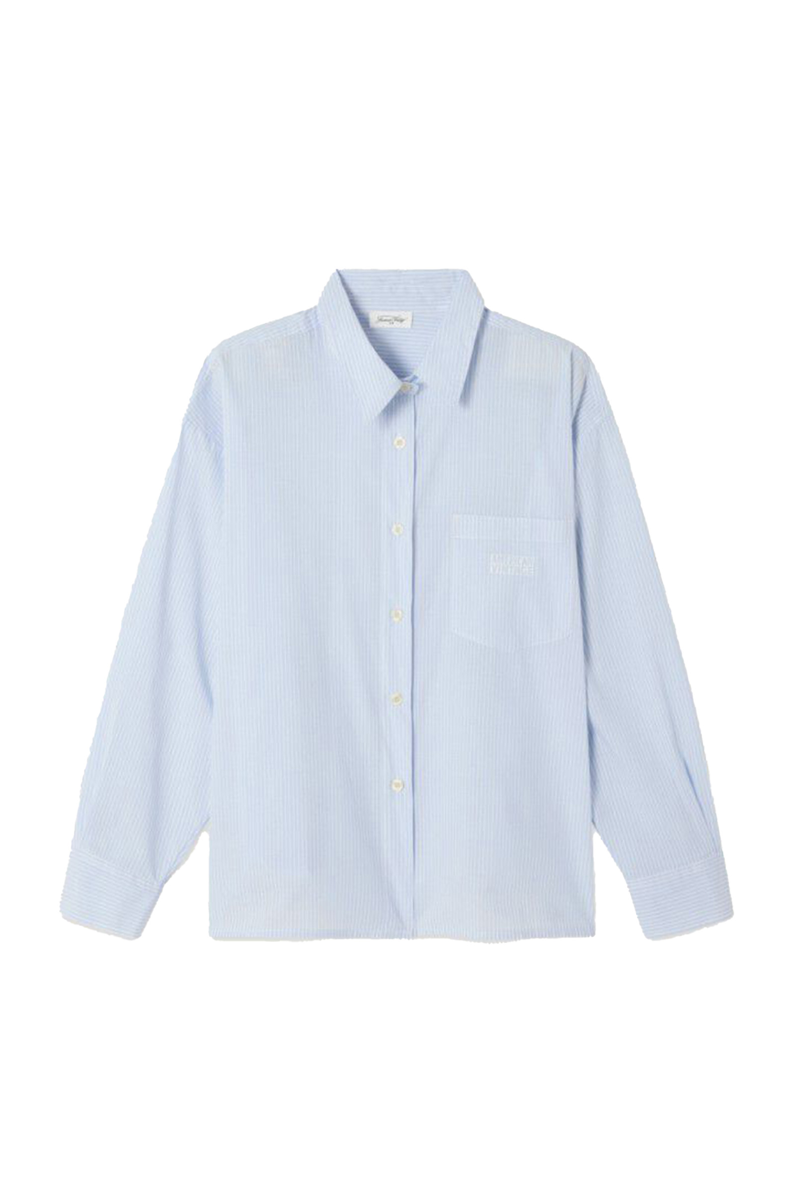 Dames blouse lange mouw blauw