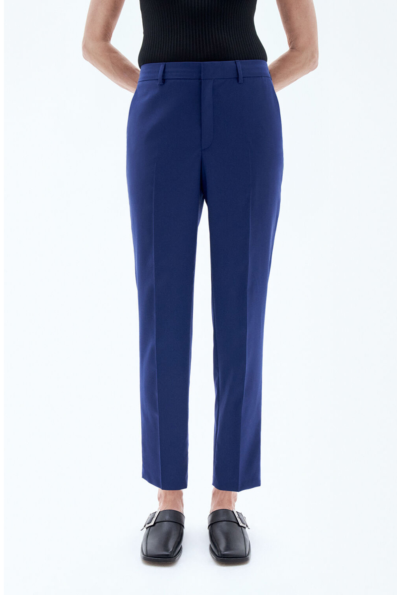 Filippa K Emma cropped cool wool trouser Blauw-1 2
