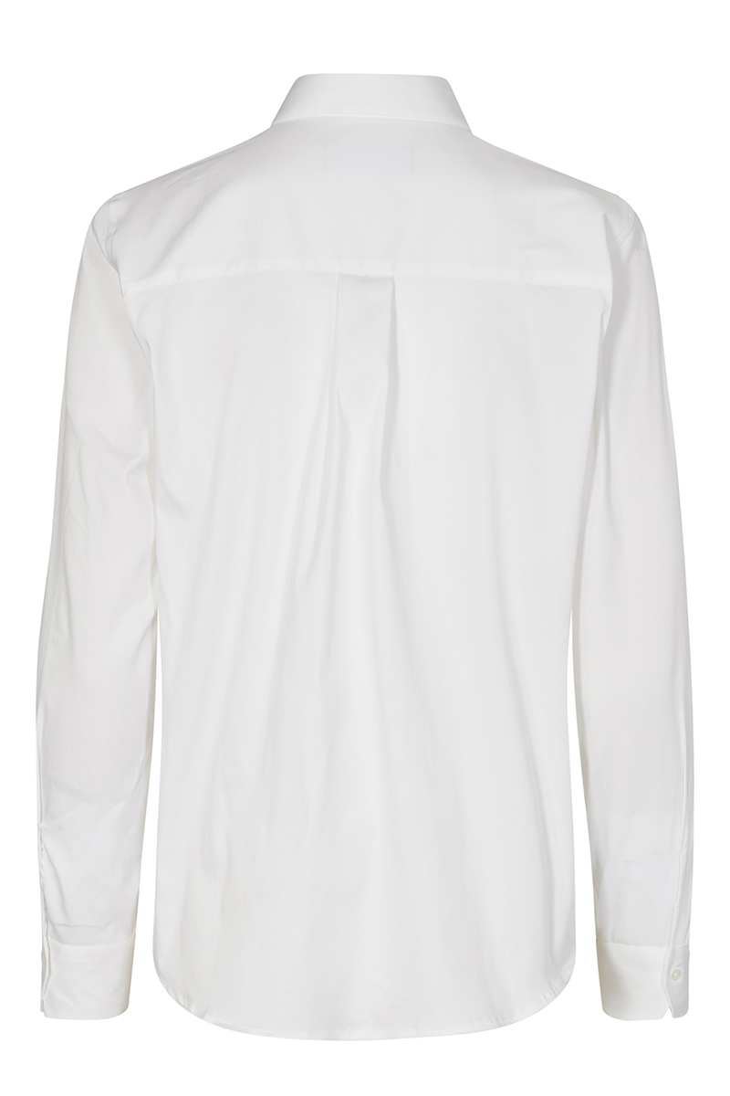 Dames blouse lange mouw ecru