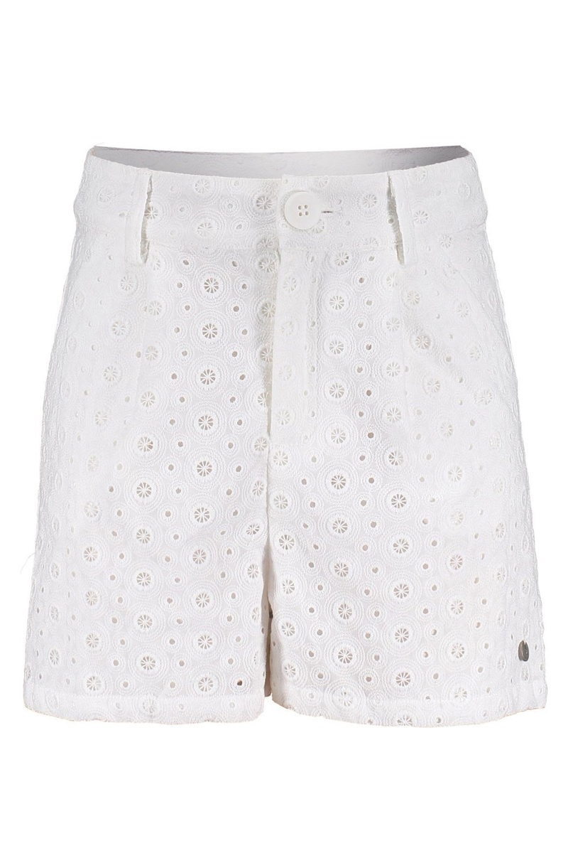 Meisjes short wit