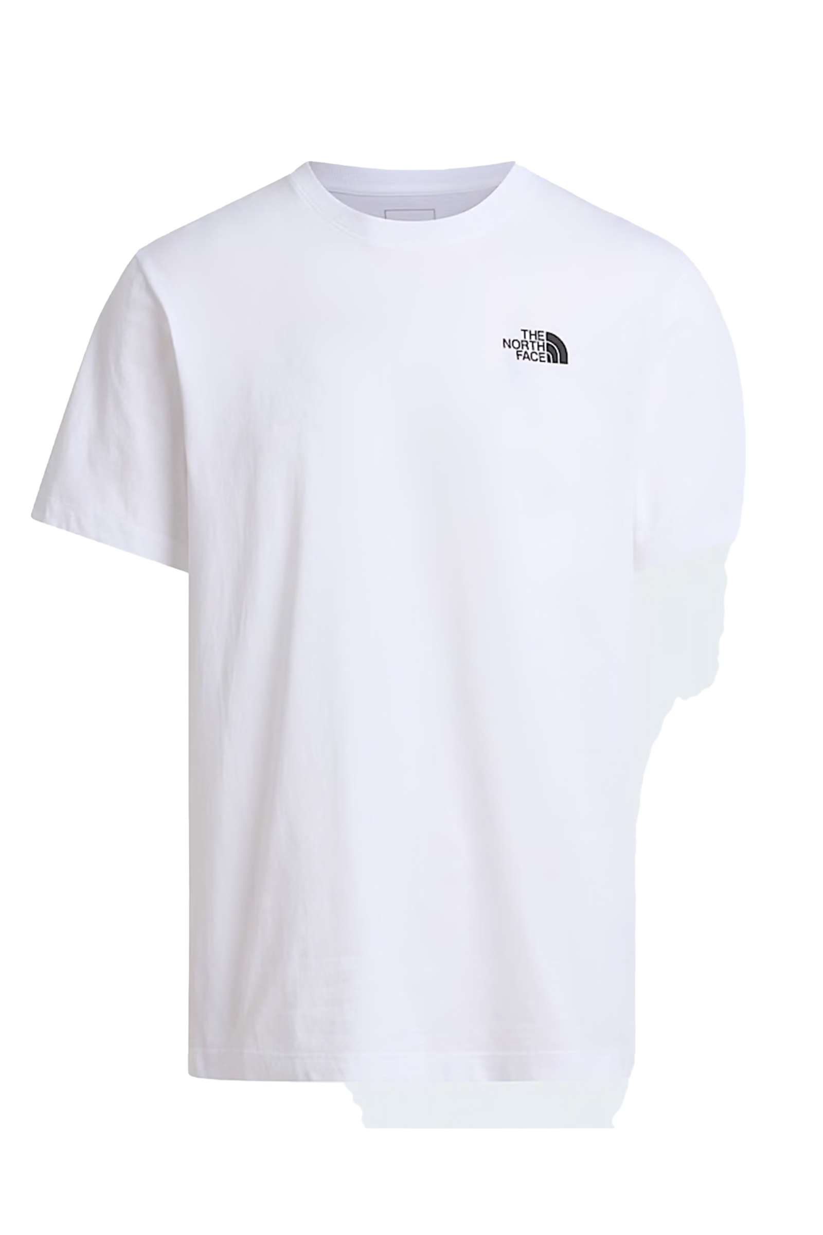 Casual heren t-shirt km wit