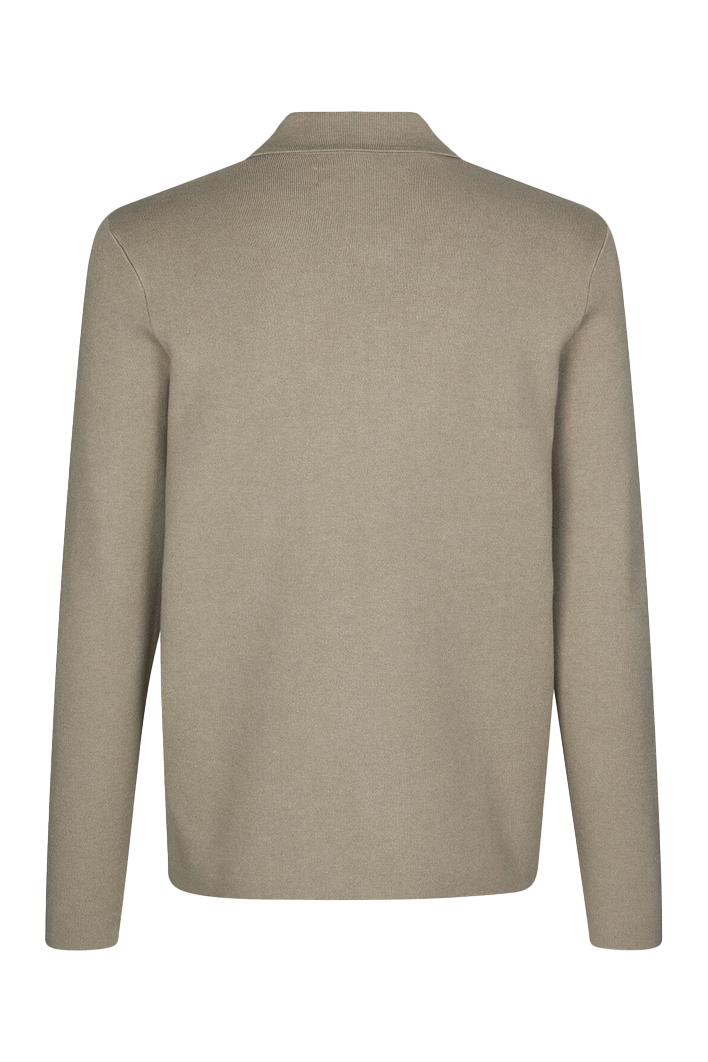 Samsøe Samsøe GUNA HALF ZIP 10490 bruin/beige-1 2