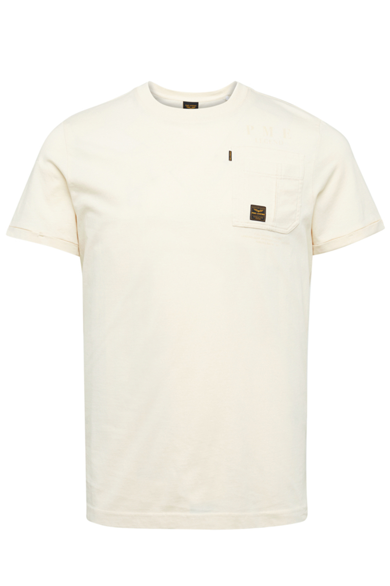 PME Legend Short sleeve r-neck play single je Wit-1 1