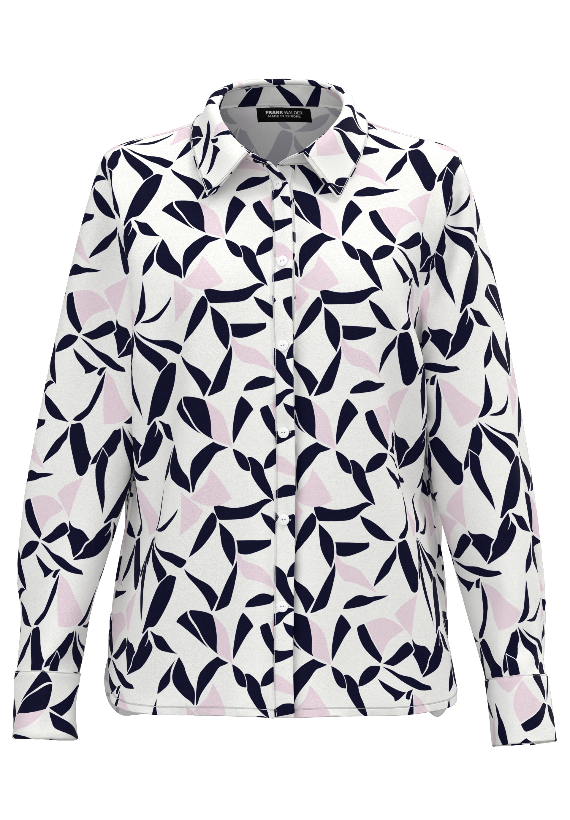 Dames blouse lange mouw rood