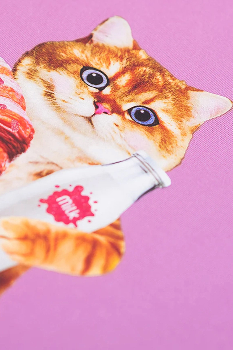 Meisjes t-shirt lange mouw paars