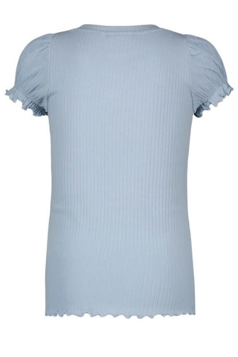 Meisjes t-shirt korte mouw blauw