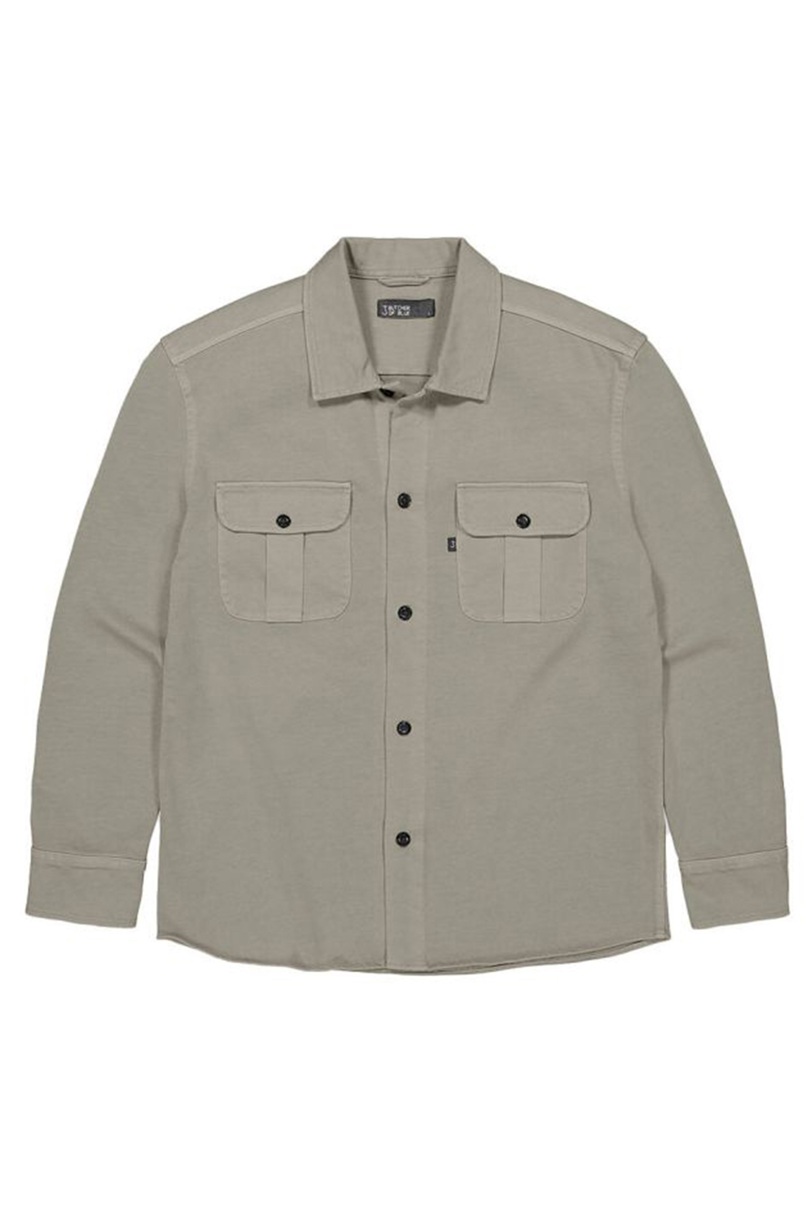 Heren overhemd lm casual groen