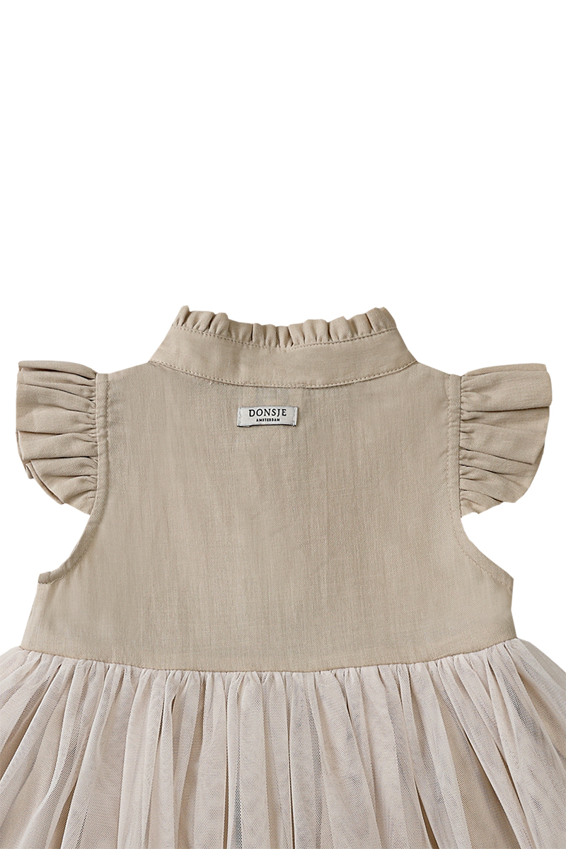 Donsje Amsterdam Fleurance dress bruin/beige-1 5