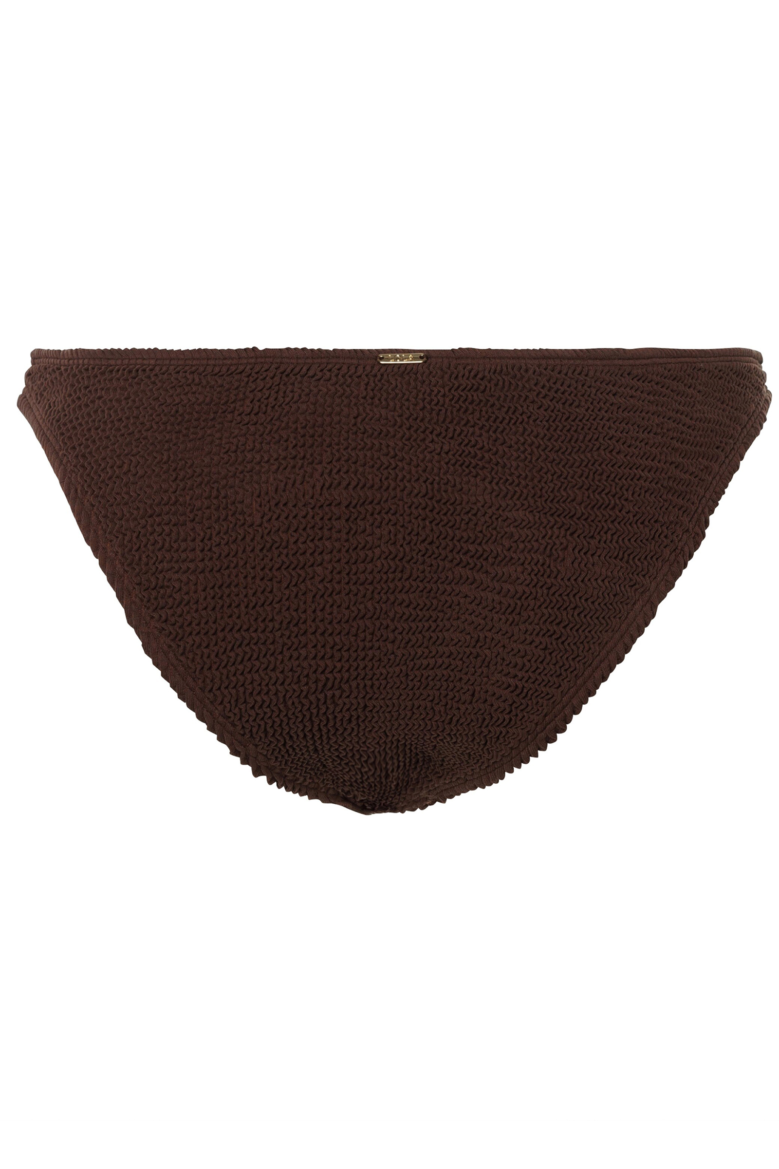 Bad/beach dames bikini slip bruin