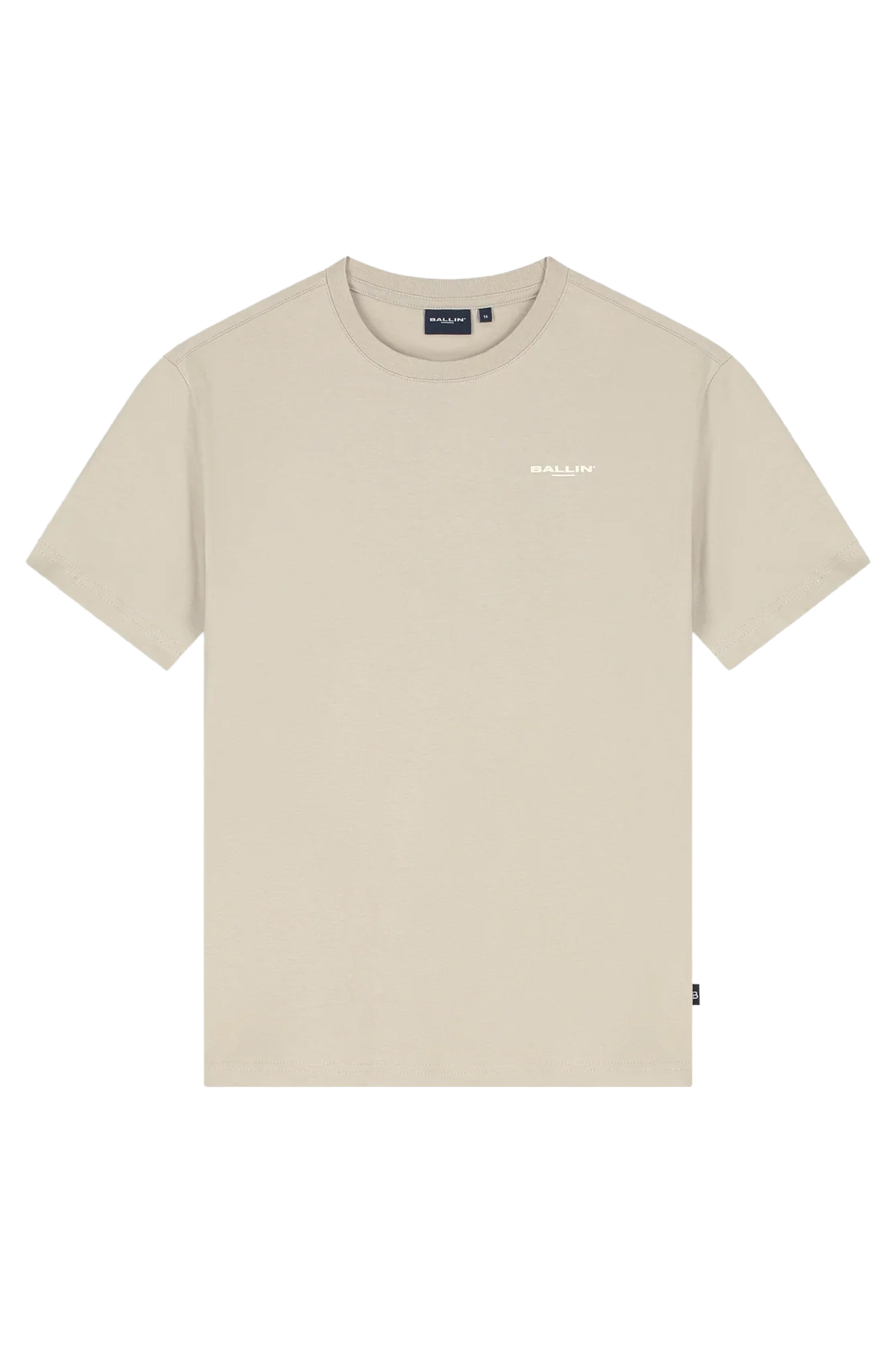 Jongens t-shirt korte mouw bruin