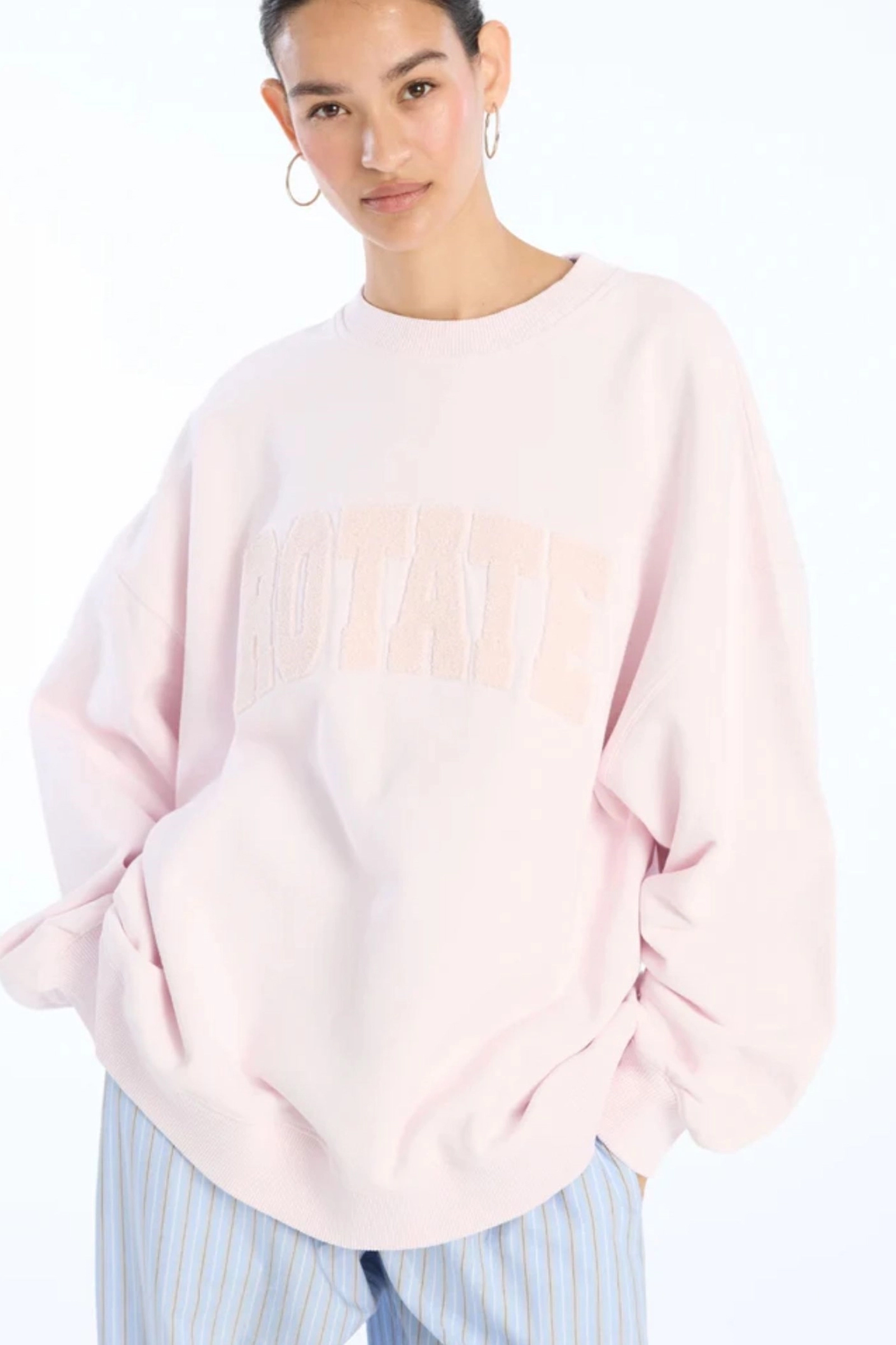 Dames sweater rose
