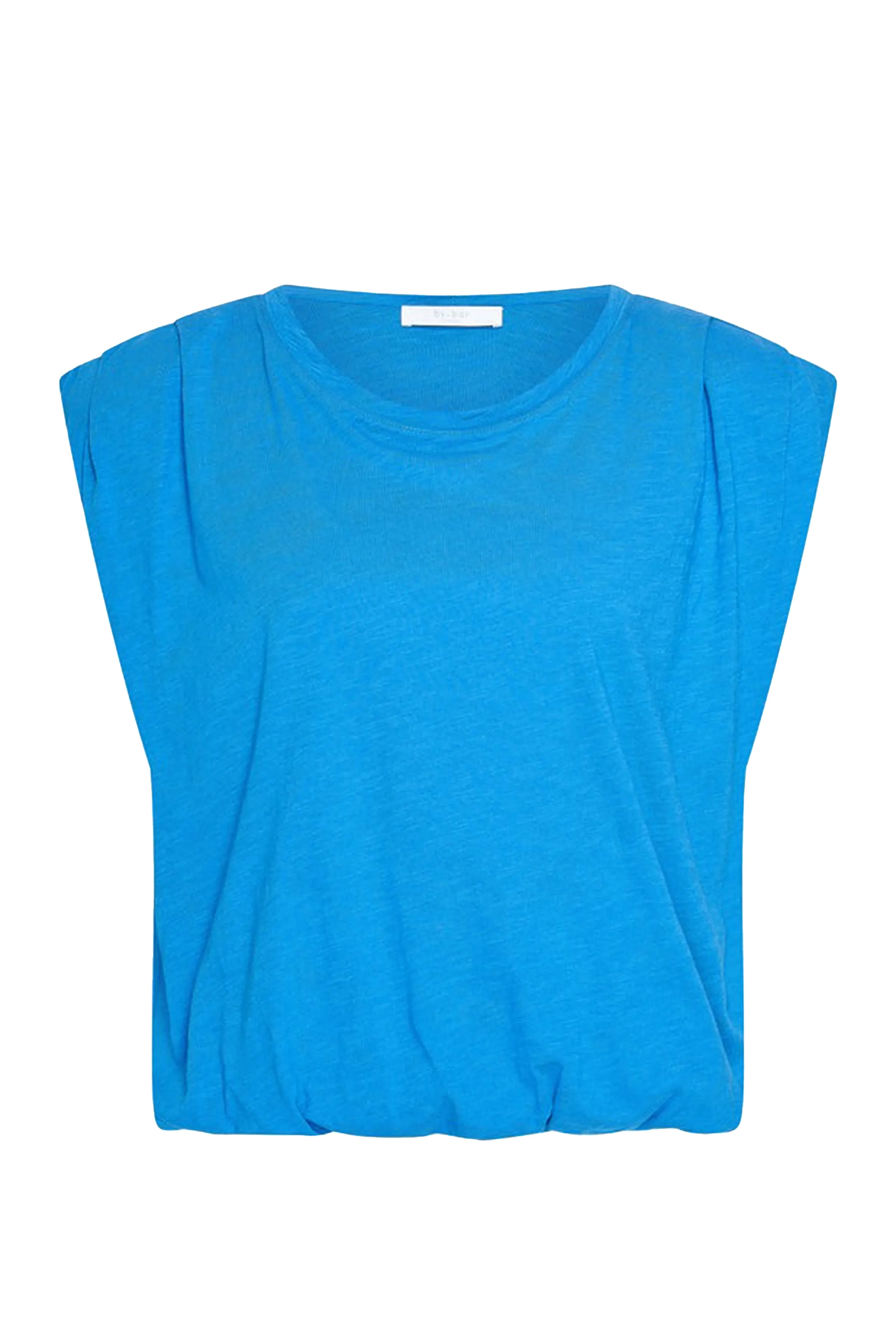 Dames t-shirt korte mouw blauw