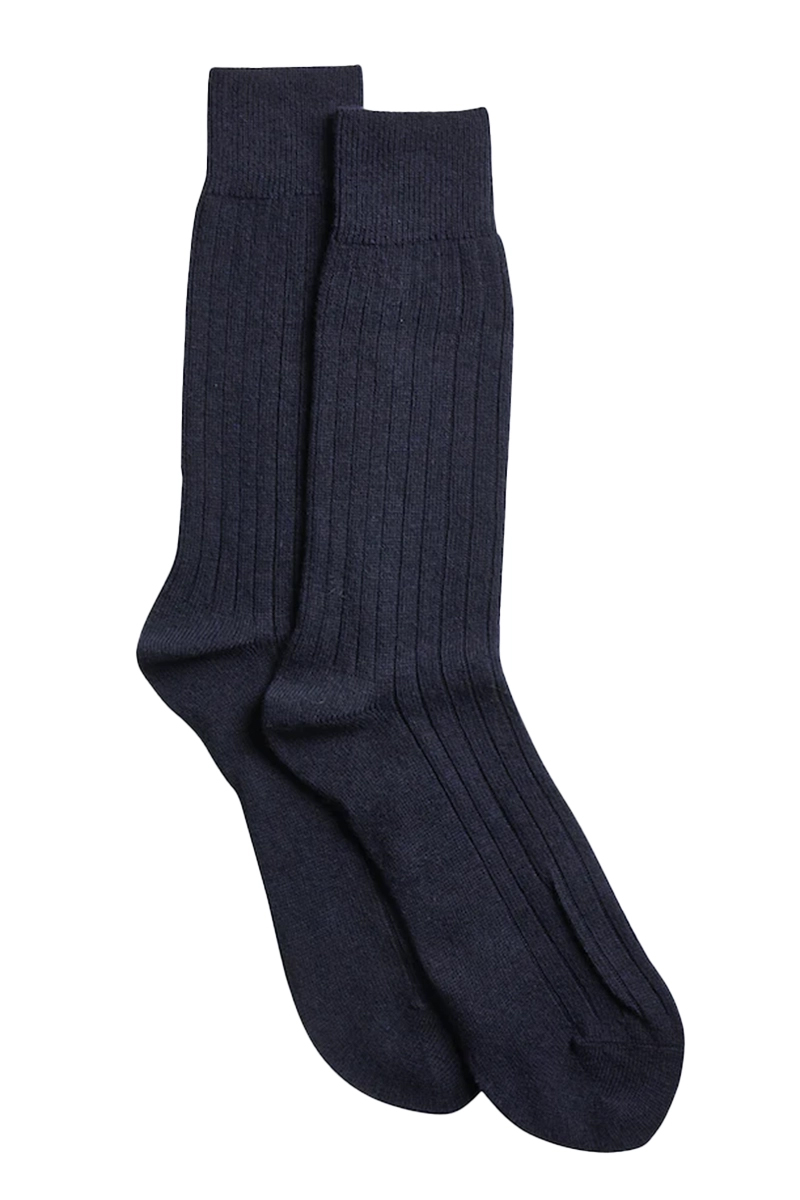 Heren sokken blauw