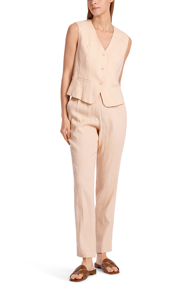 Dames gilet rose