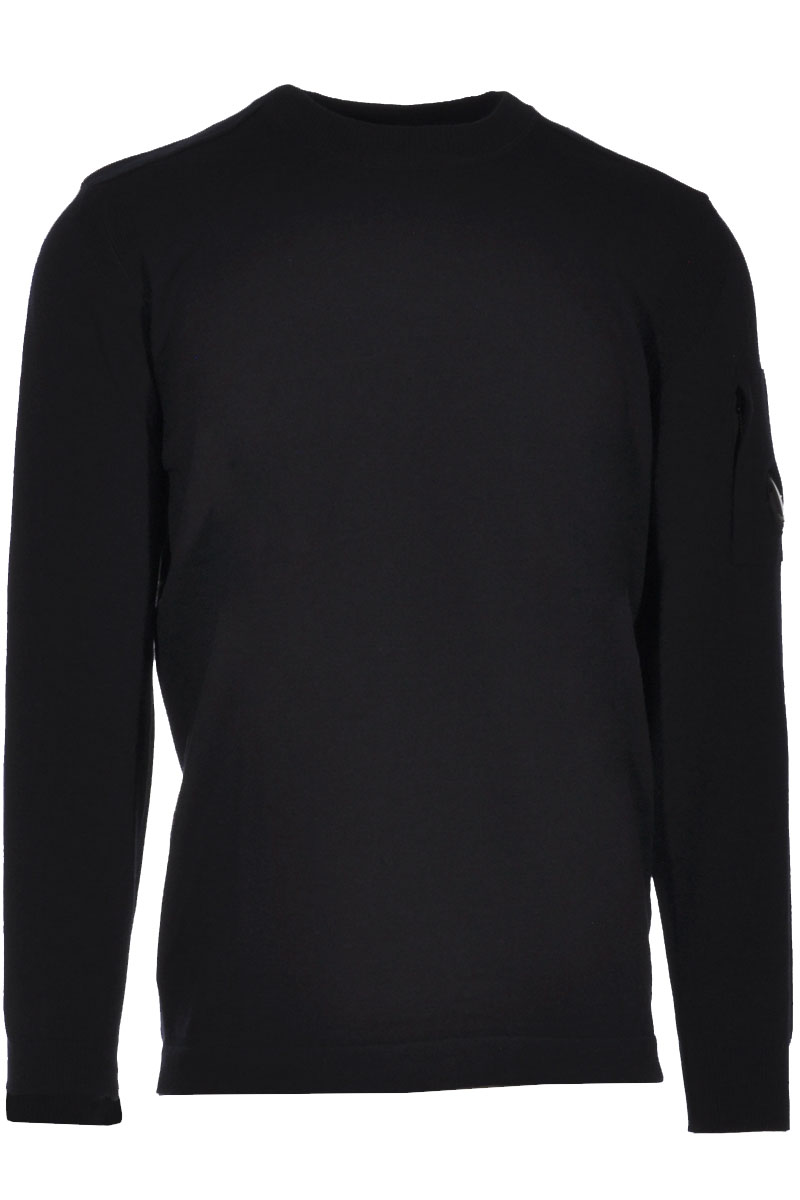 C.P. Company MERINO WOOL JUMPER Blauw-1 1
