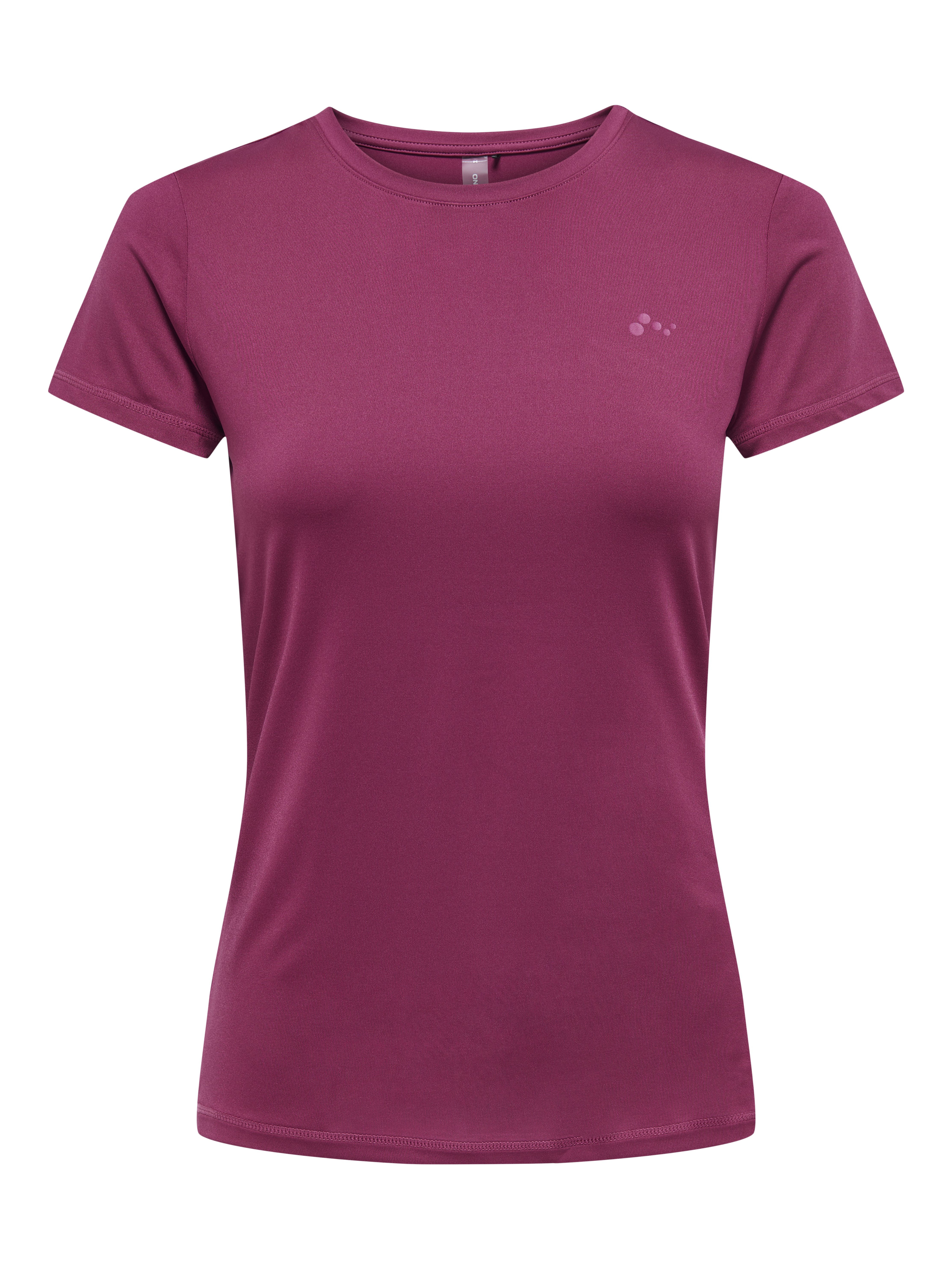 Fitness dames t-shirt km rood