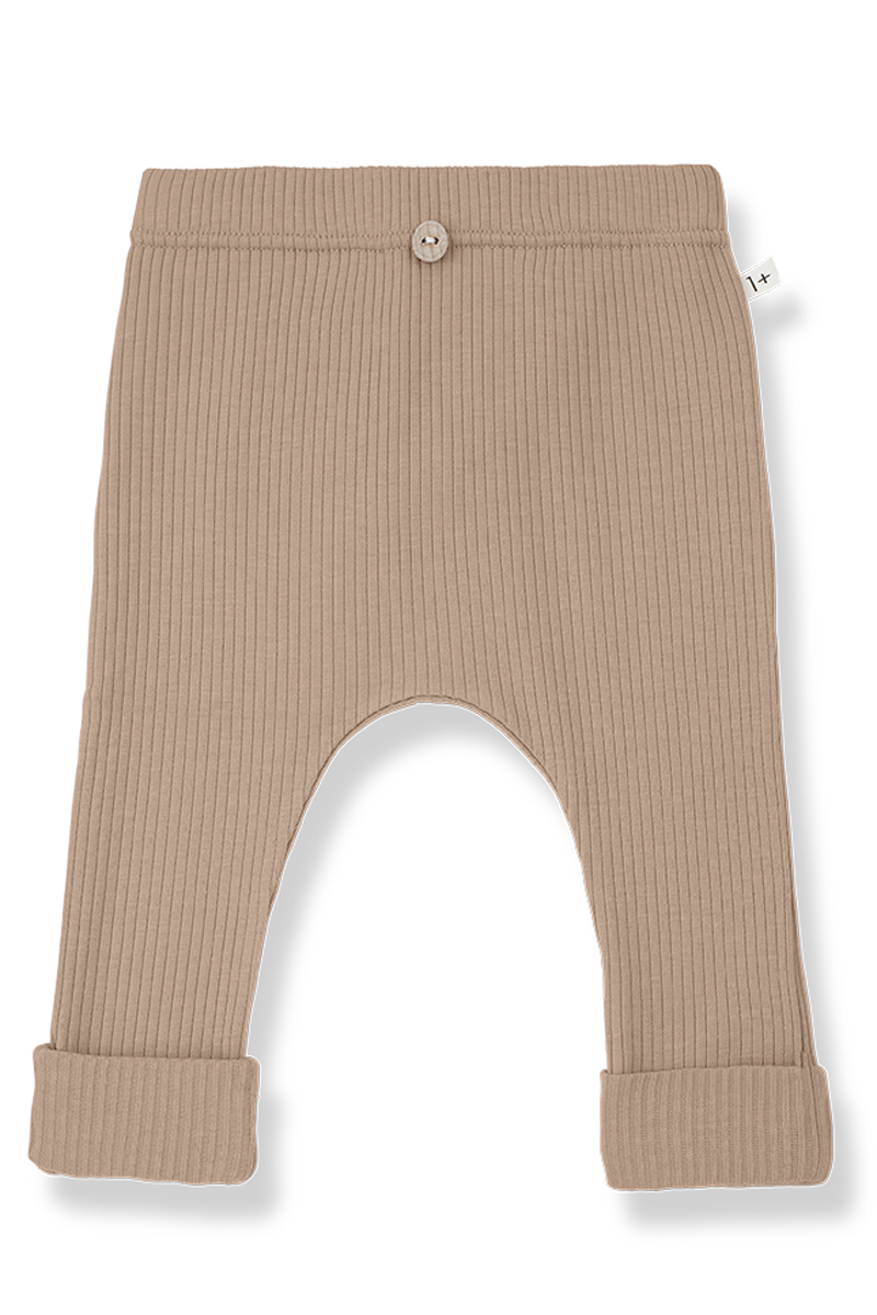 Baby t-shirt lange mouw bruin