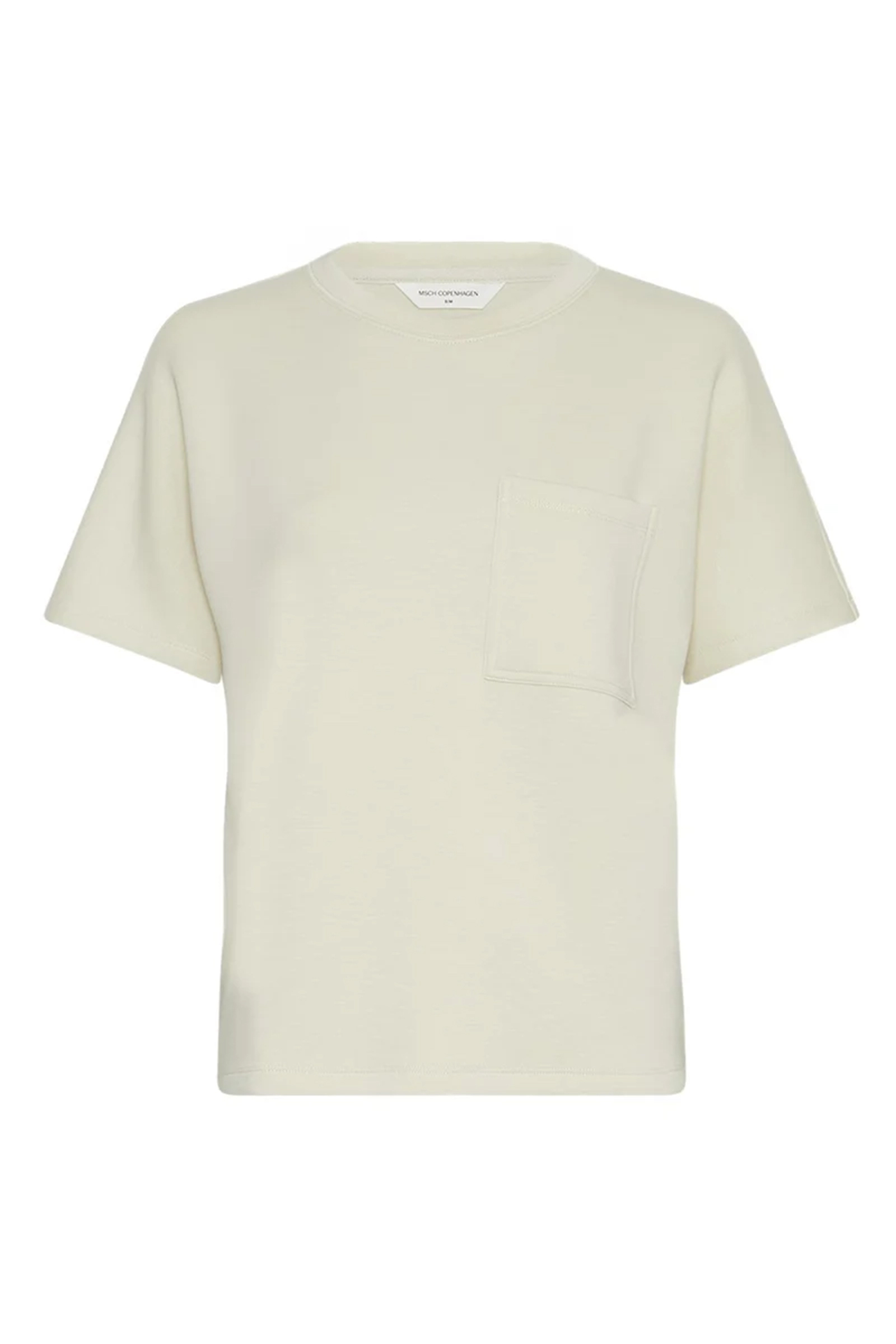 Msch MSCHHarissa Ima Q SS Sweatshirt Ecru-1 1