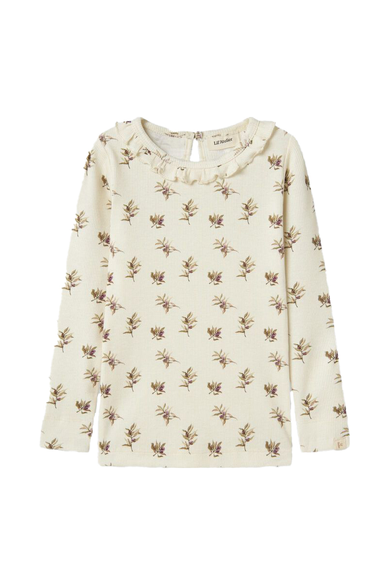 Meisjes t-shirt lange mouw groen