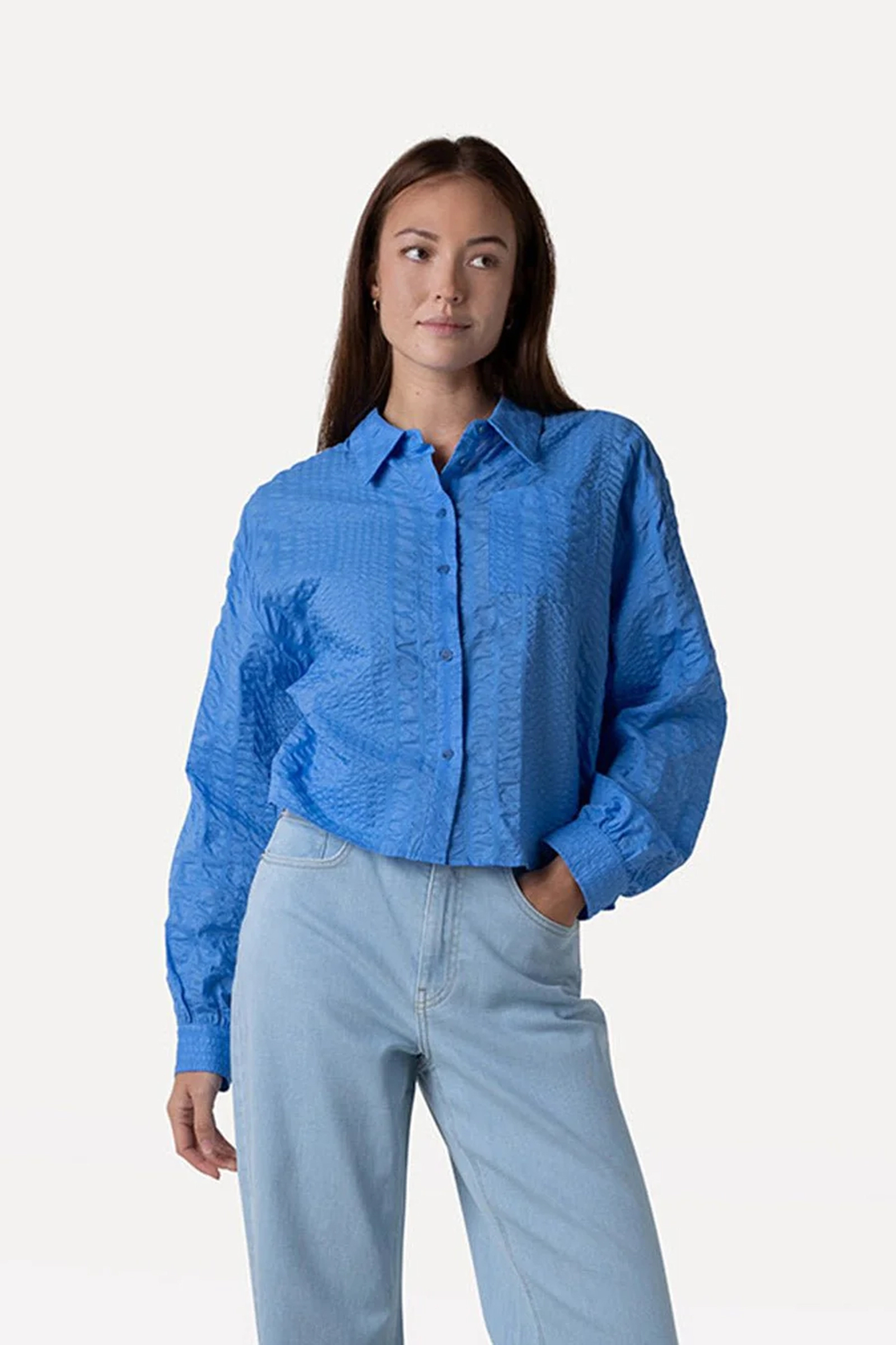 Another Label Mila shirt Blauw-1 2