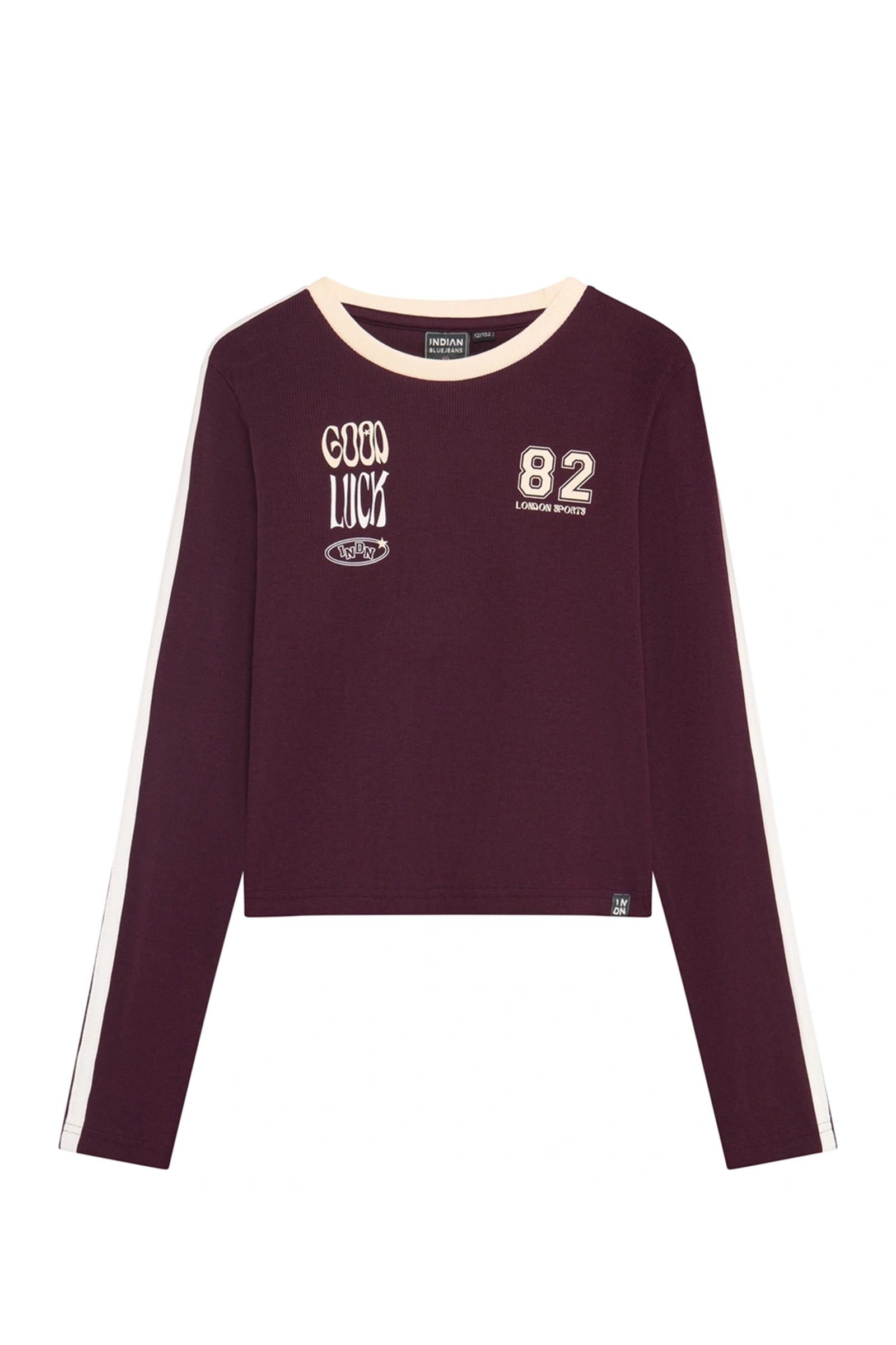 Meisjes t-shirt lange mouw rood