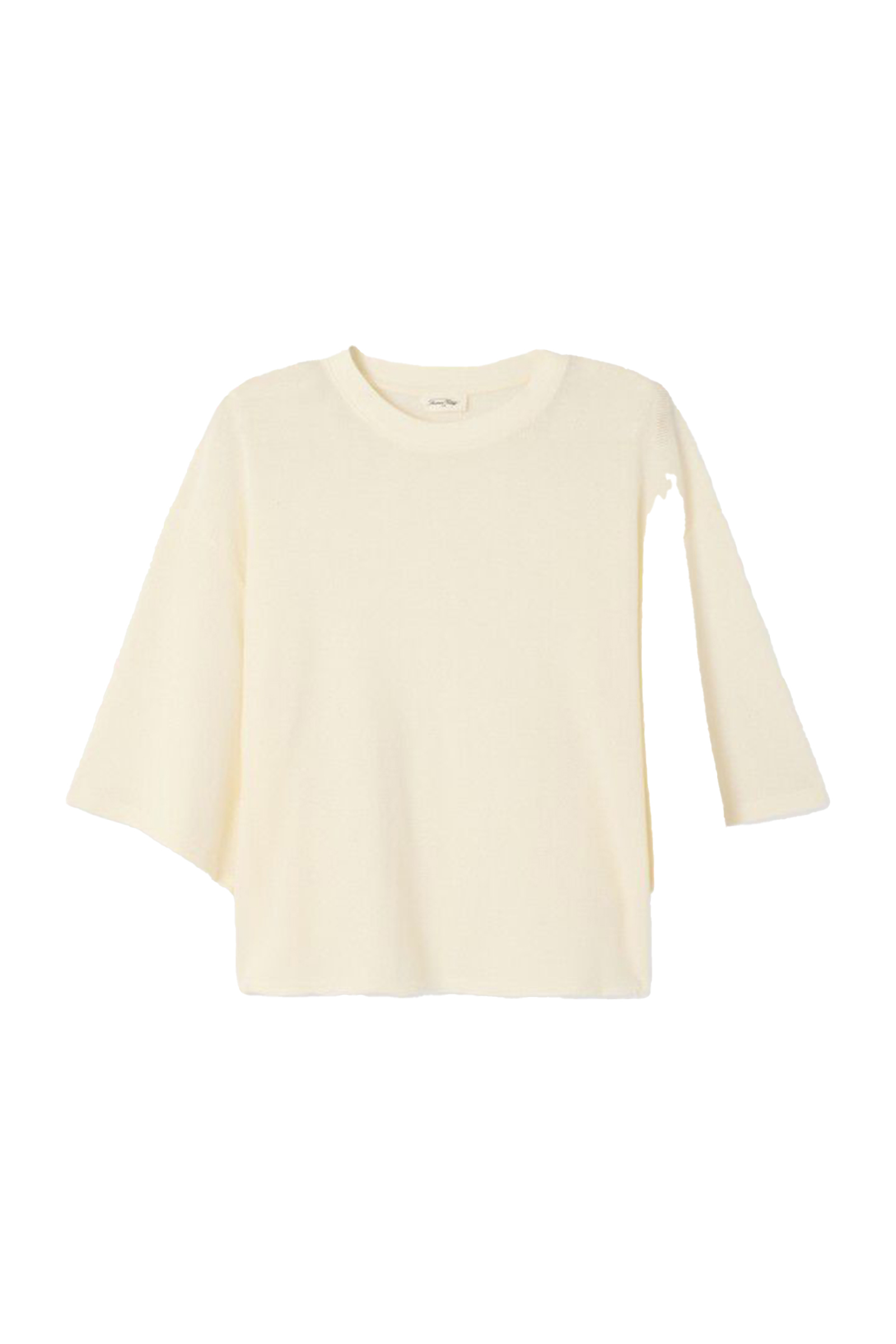 Dames t-shirt korte mouw ecru