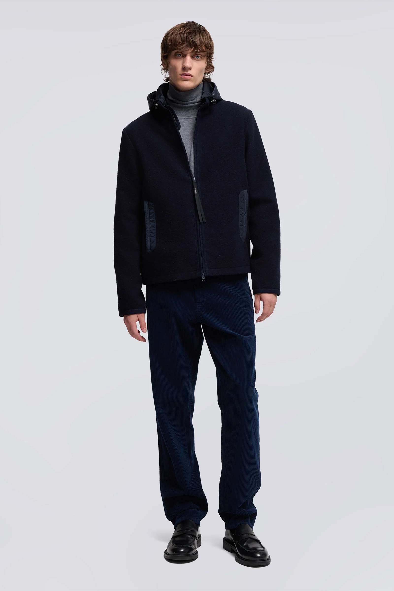 Heren jas blauw