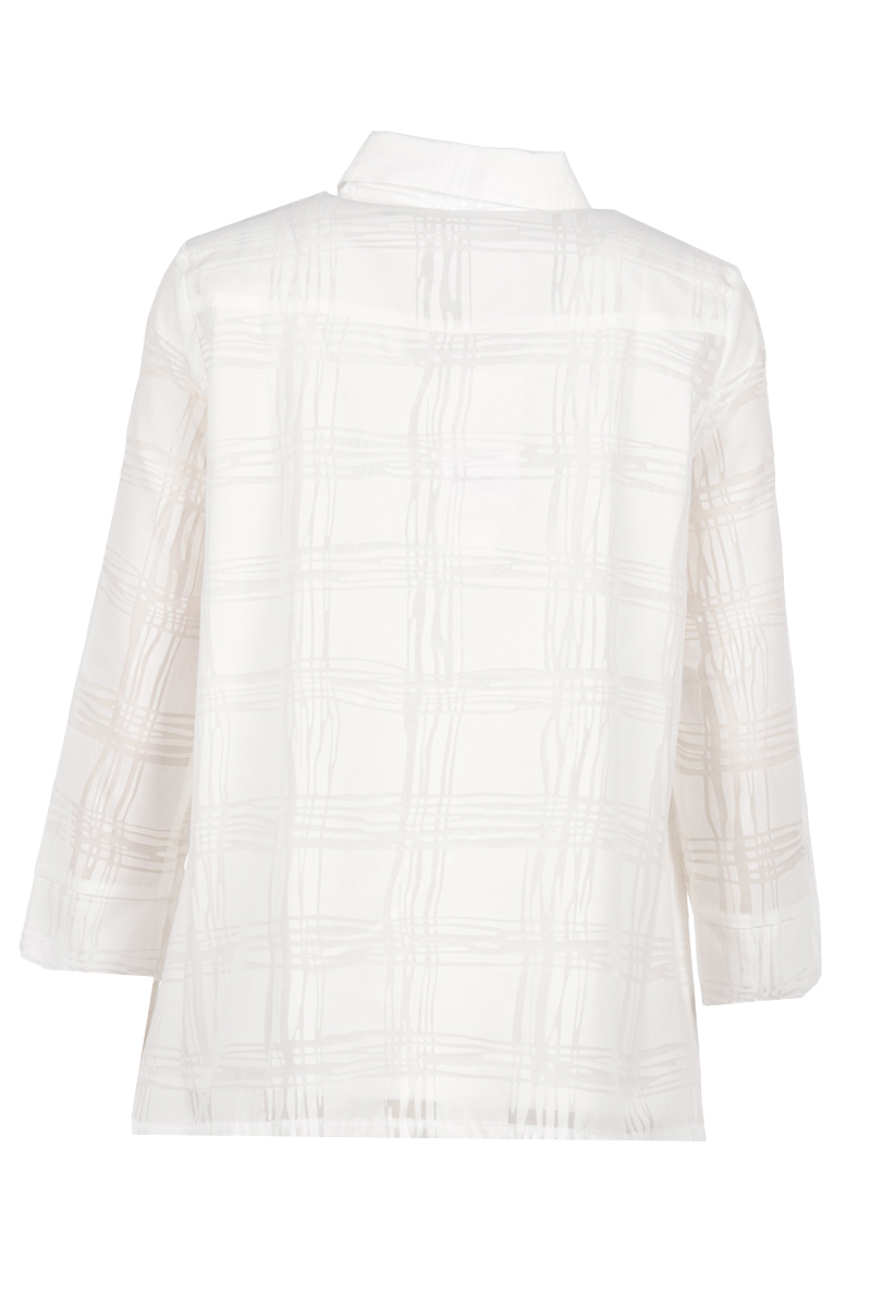 Dames top ecru